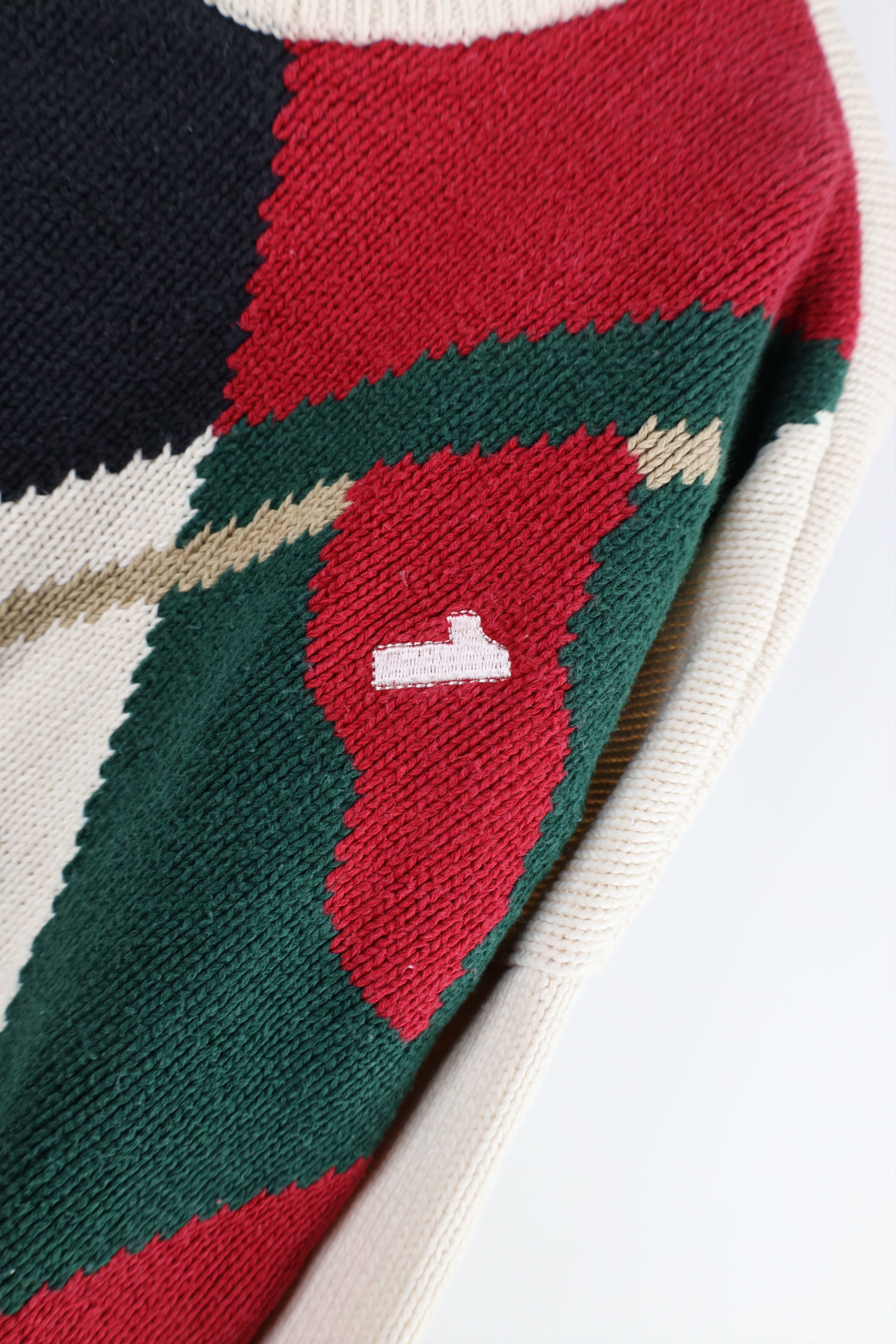 Vintage Vintage 90s Streetwear Golfing Golf Knit Sweater Cotton Size US XL / EU 56 / 4 - 6 Thumbnail