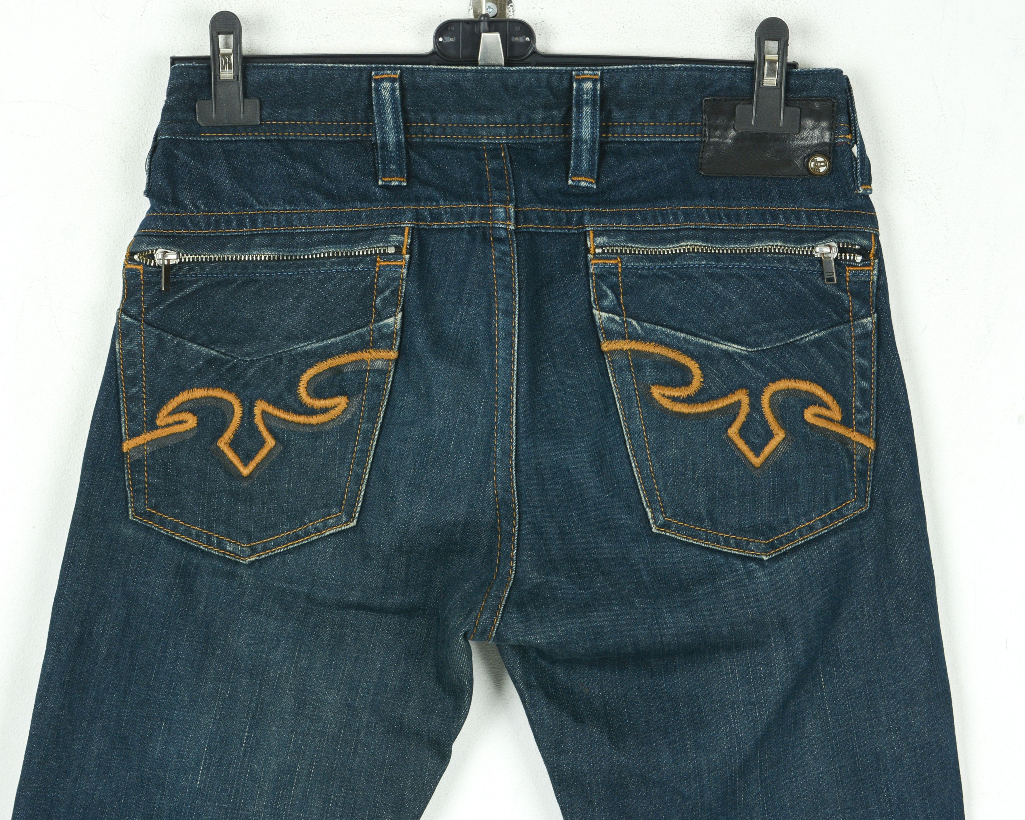 Diesel Rayan W30 L32 Regular Straight Jeans Denim Pants Embroidered Size US 30 / EU 46 - 5 Thumbnail