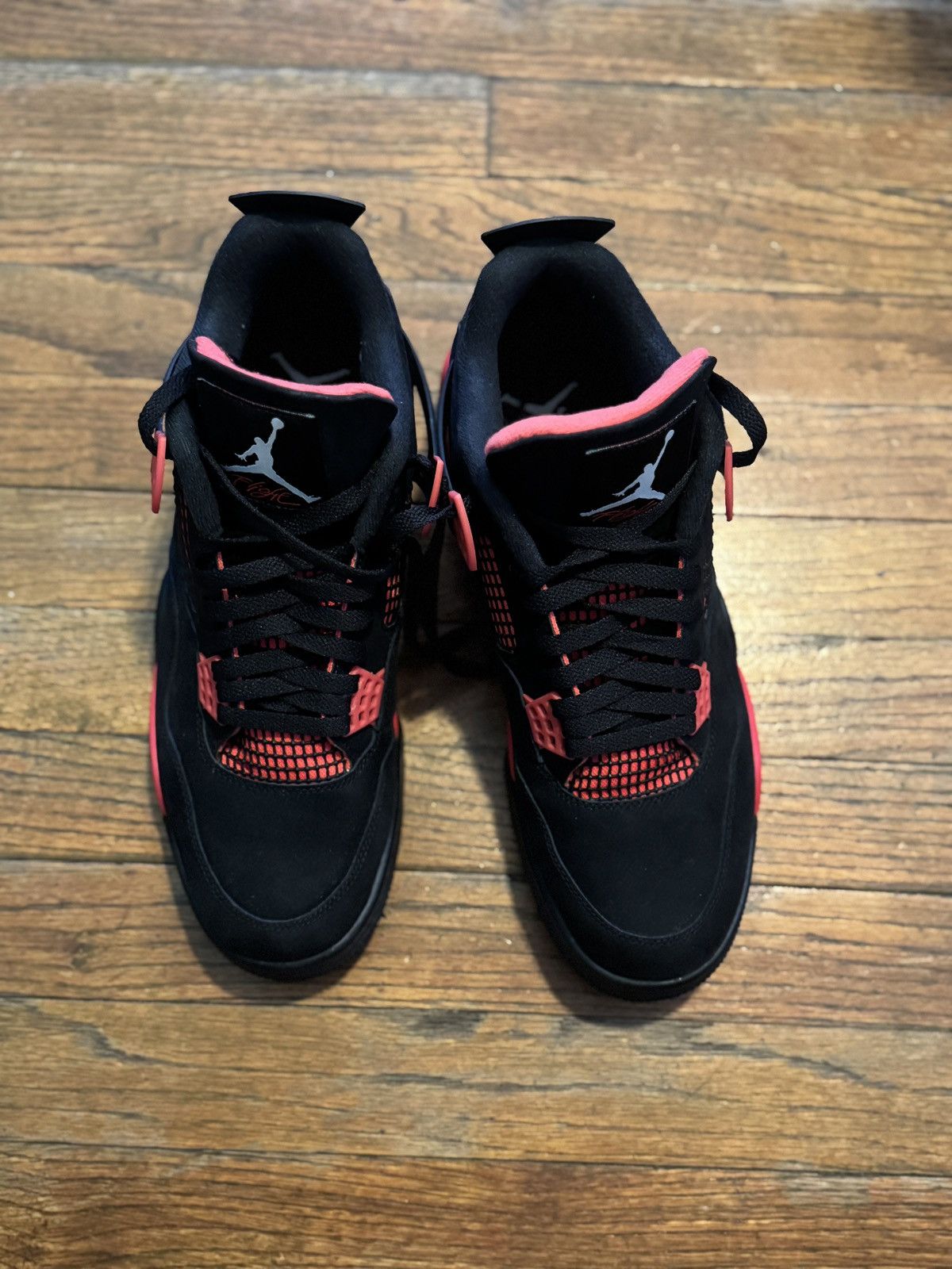 Jordan Brand × Nike JORDAN 4 RETRO RED THUNDER Size US 12 / EU 45 - 4 Thumbnail