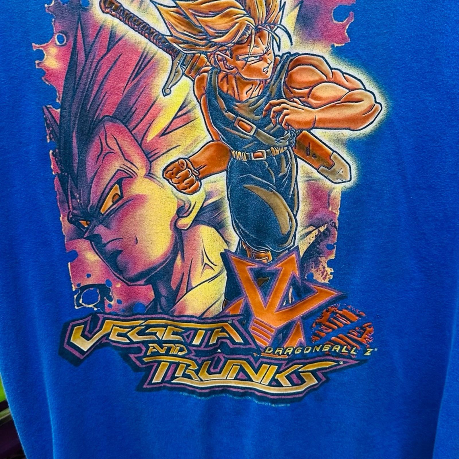 Vintage Vintage Dragon Ball Z Vegeta & Trunks Tee kids xl Size US XL / EU 56 / 4 - 2 Thumbnail