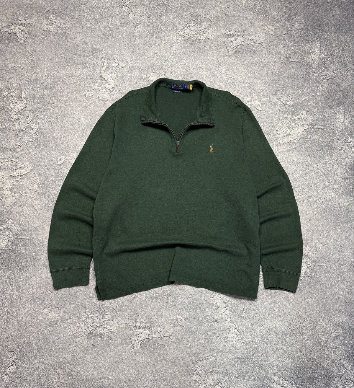 Polo Ralph Lauren Vintage Polo Ralph Lauren 1/3 zip Pullover Sweater Size US XL / EU 56 / 4 - 2 Thumbnail