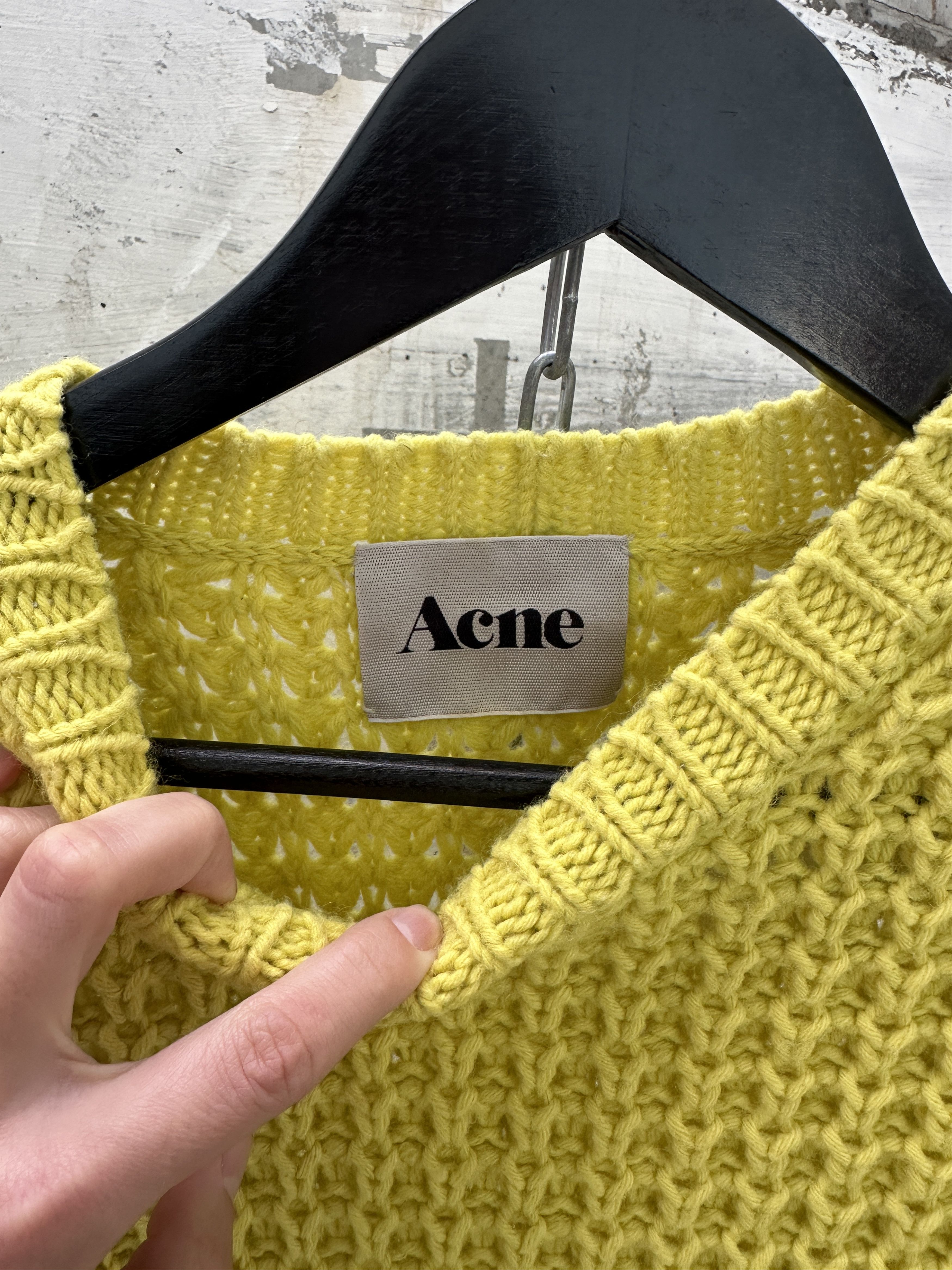 Acne Studios Acne Lina Pineapple Paw12 Sweater Jumper Size XS / US 0-2 / IT 36-38 - 4 Thumbnail