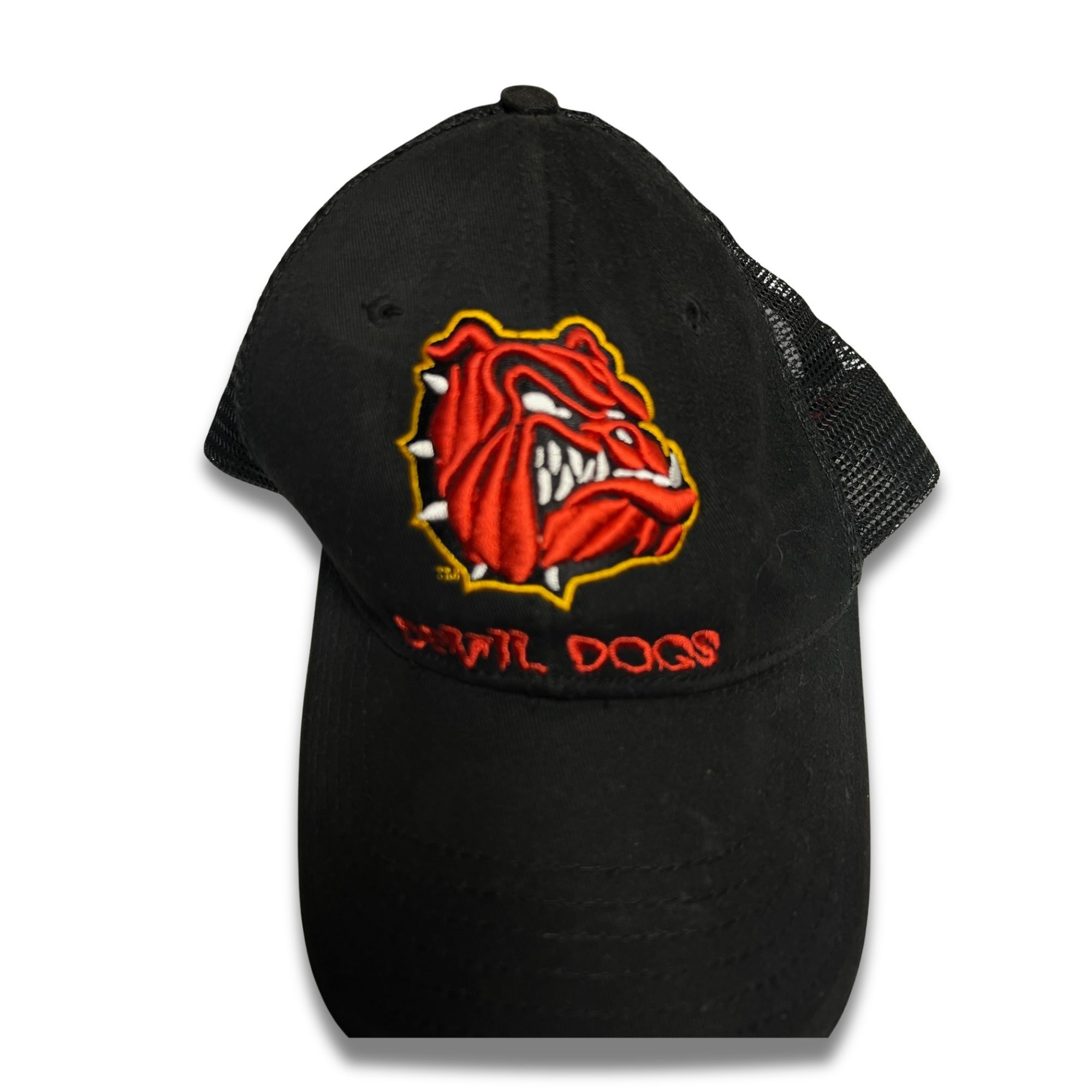 Other All Star Apparel Devil Dogs Black Mesh Cap Adjustable Fit 10 Size ONE SIZE - 2 Thumbnail