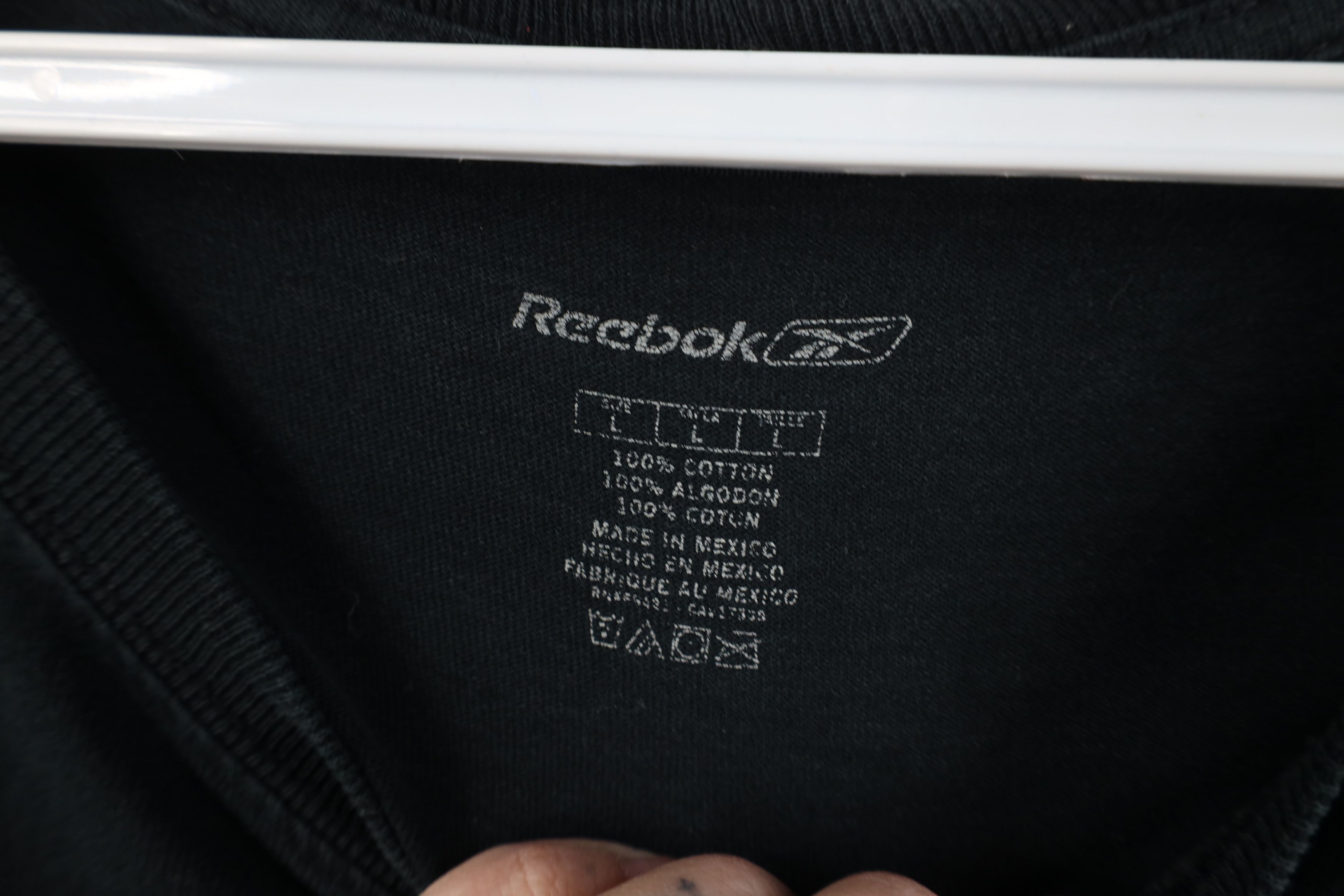 Reebok Vintage Y2K Reebok Spell Out Long Sleeve T-Shirt Black Size US L / EU 52-54 / 3 - 11 Thumbnail