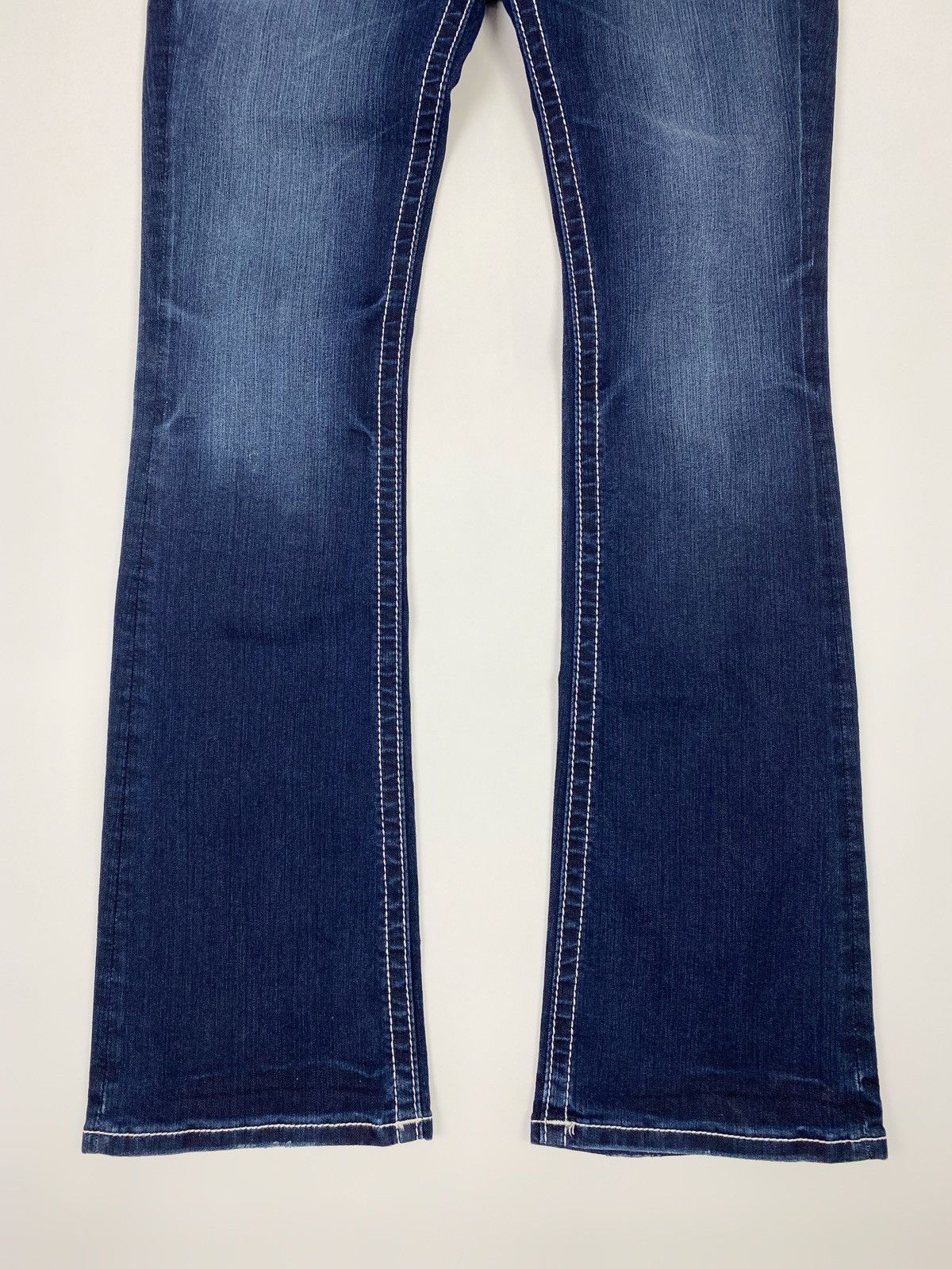Miss Me Y2K Vintage Miss Me Slim Washed Boot Cut Flare Denim Pants Size 29" - 4 Thumbnail