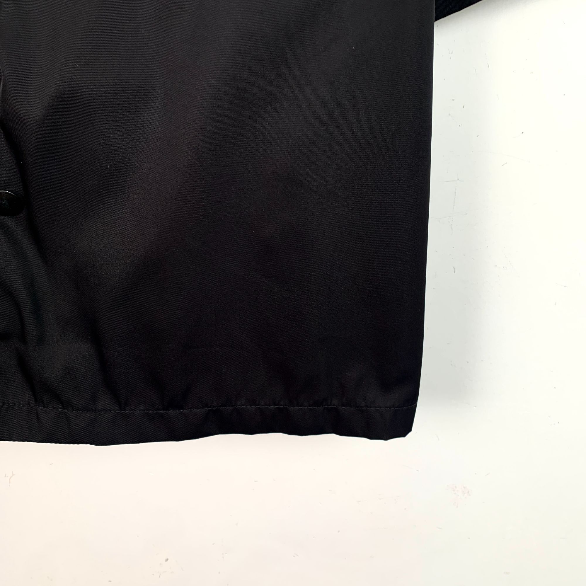 Prada Prada Black Button-Up Short Sleeve Shirt With Chest Pocket Size L / US 10 / IT 46 - 4 Thumbnail