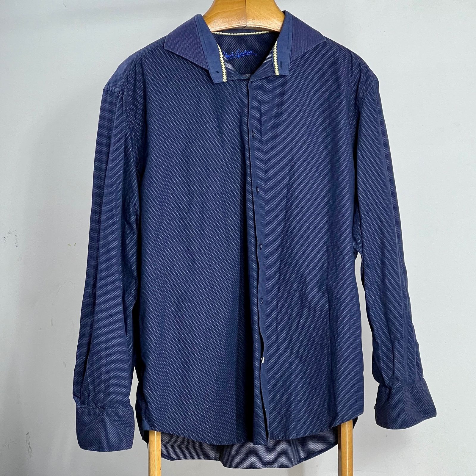 Robert Graham Robert Graham Men's Long Sleeve Blue Shirt US Size XL EU/46 Size US XL / EU 56 / 4 - 1 Thumbnail