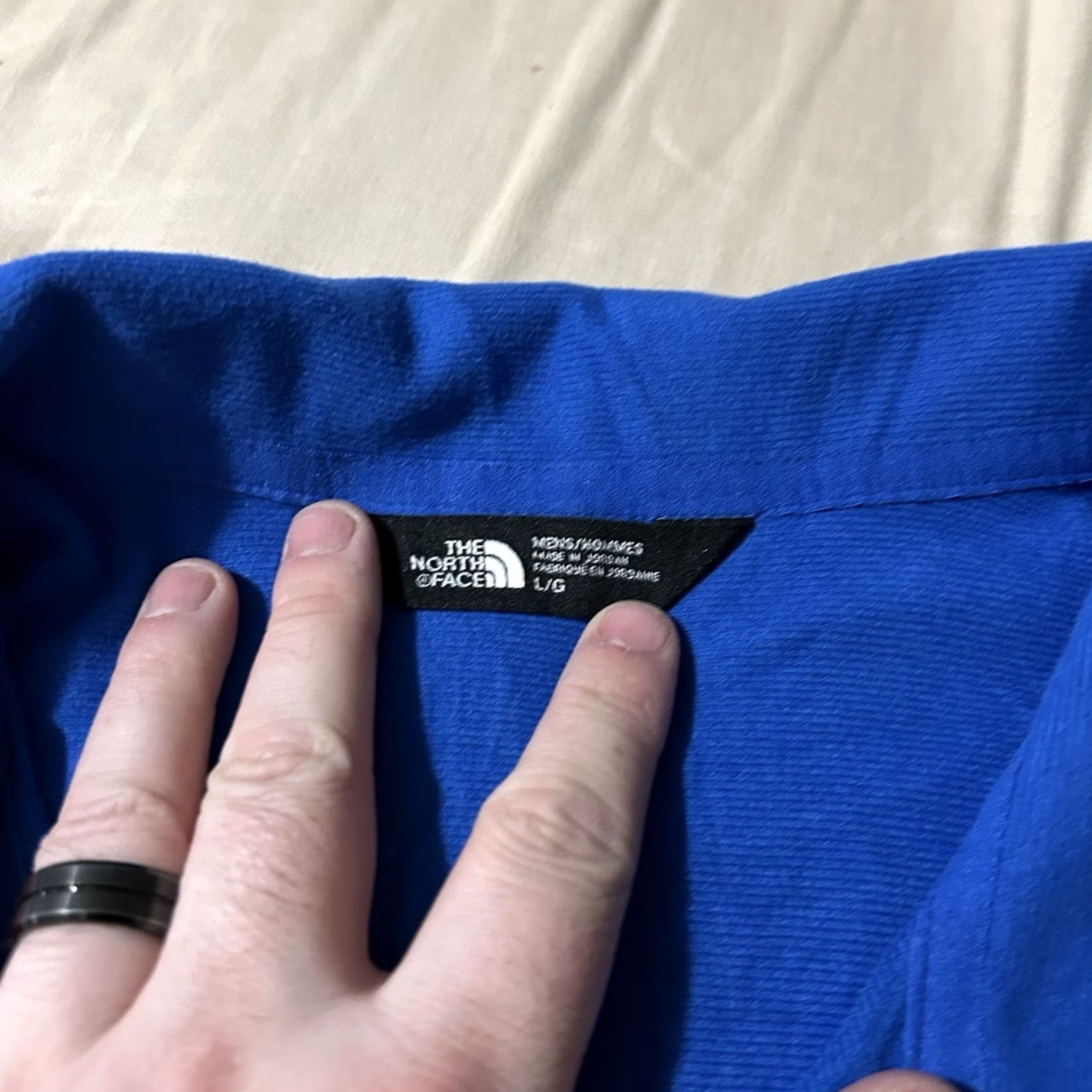 The North Face The North Face Swamp Shippers Quarter Zip Men L Blue BTR9 Amazon Swamp Shippers Activewear Size US L / EU 52-54 / 3 - 3 Thumbnail