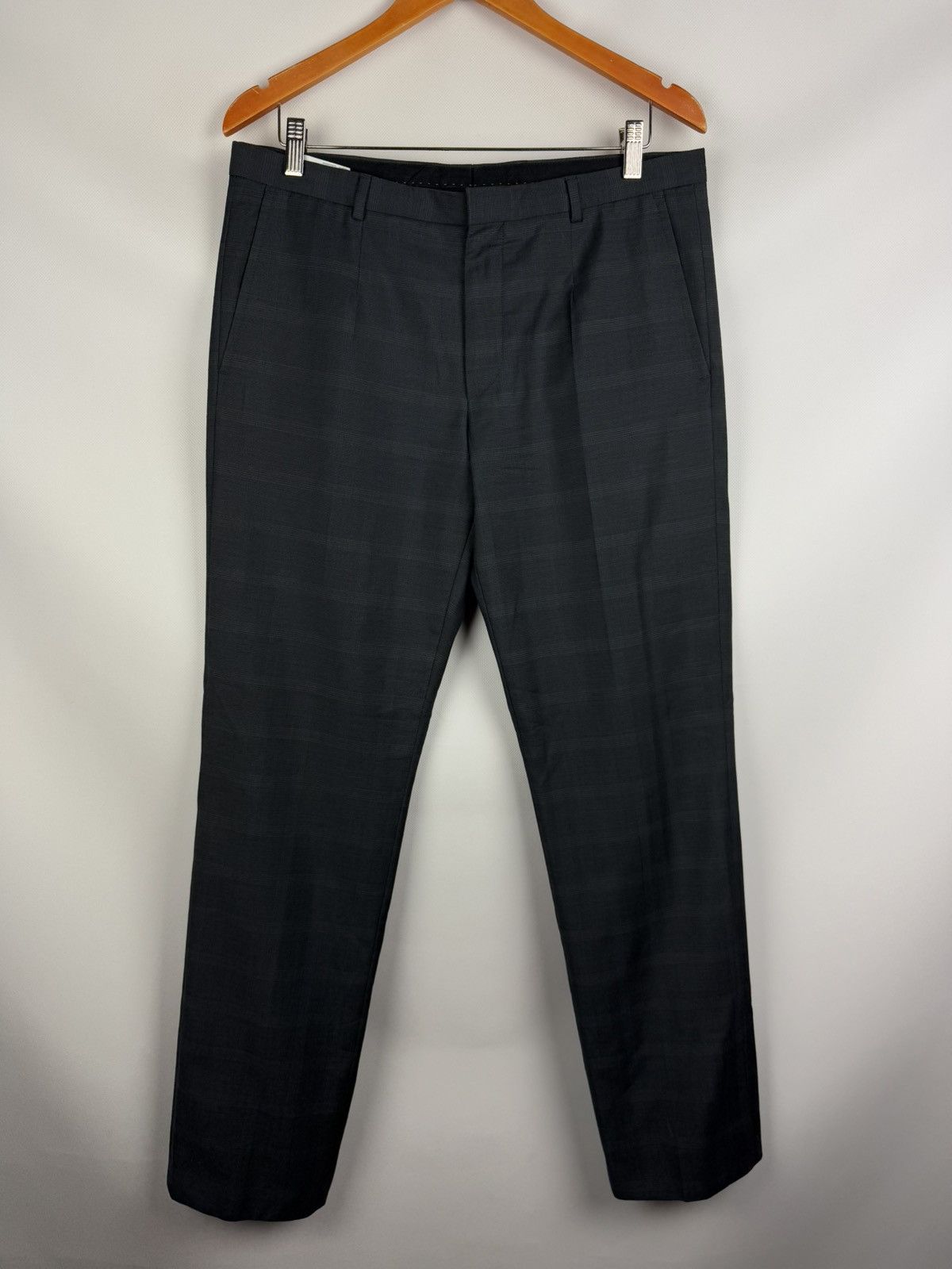 Hugo Boss Hugo Boss Aiko1/Heise Wool Plaid 2 Piece Suit Blazer Pants Size 40L - 15 Thumbnail