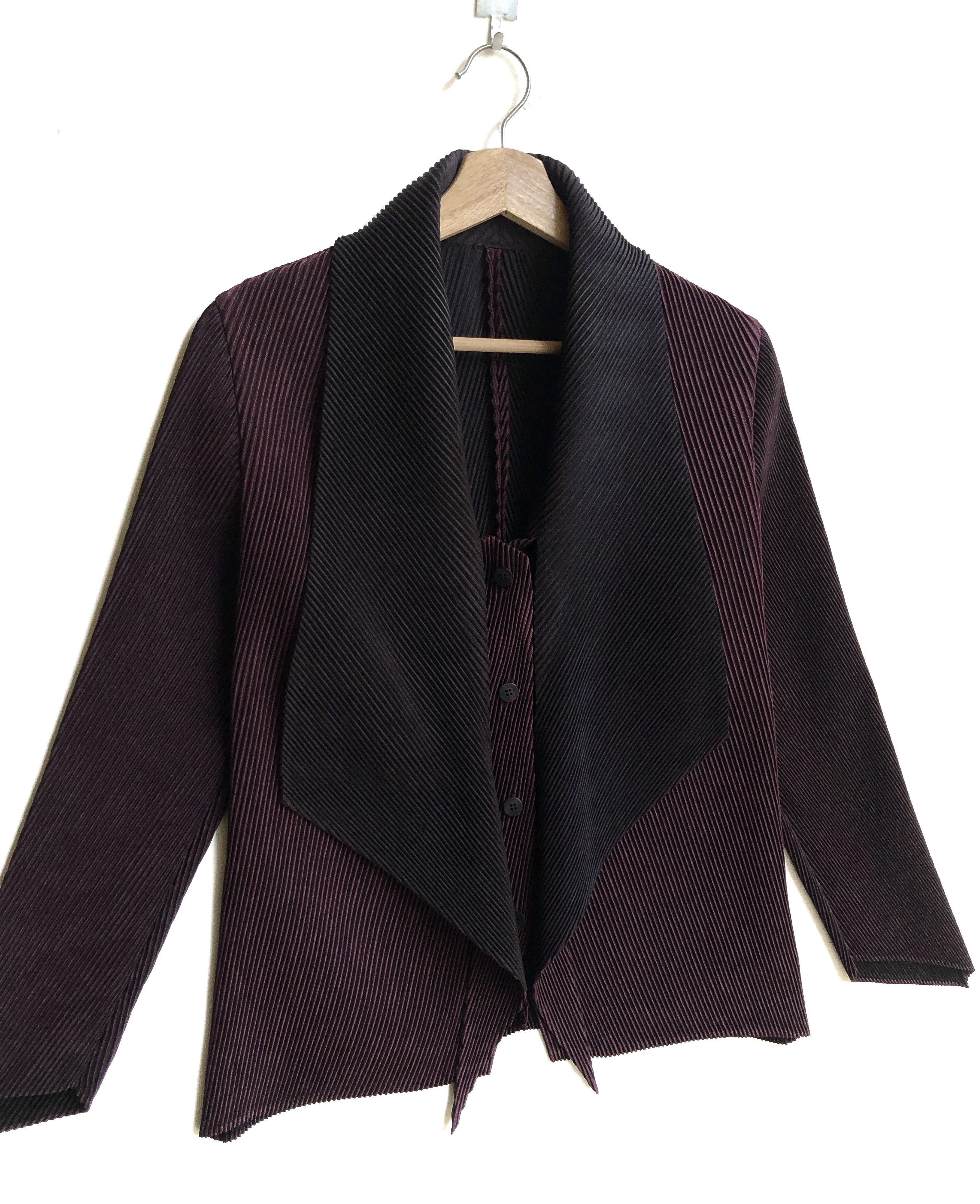 RARE🔥A/W2015 DRACULA DRAPE PLEATS LIGHT CARDIGAN JACKET