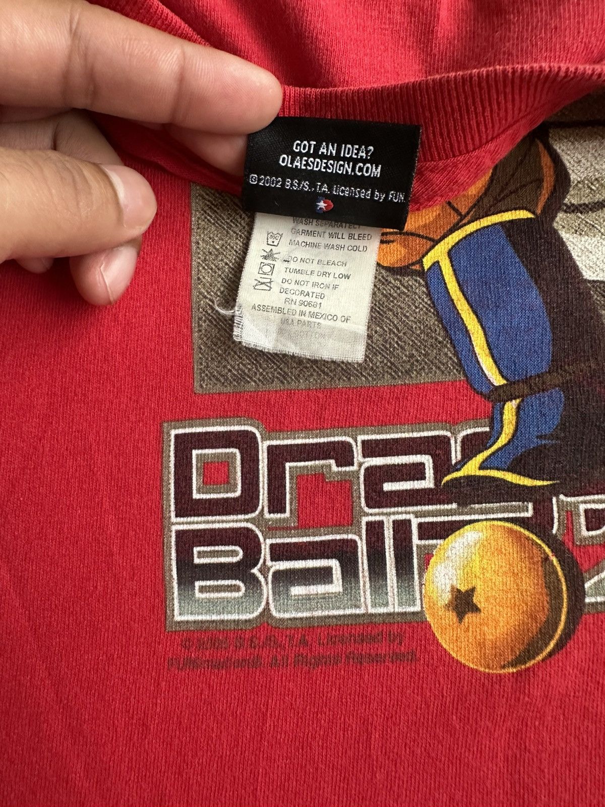 Anime × Vintage Vintage Dragon Ball Z DBZ Anime Japan Rare Goku Tshirt USA Size US L / EU 52-54 / 3 - 4 Thumbnail