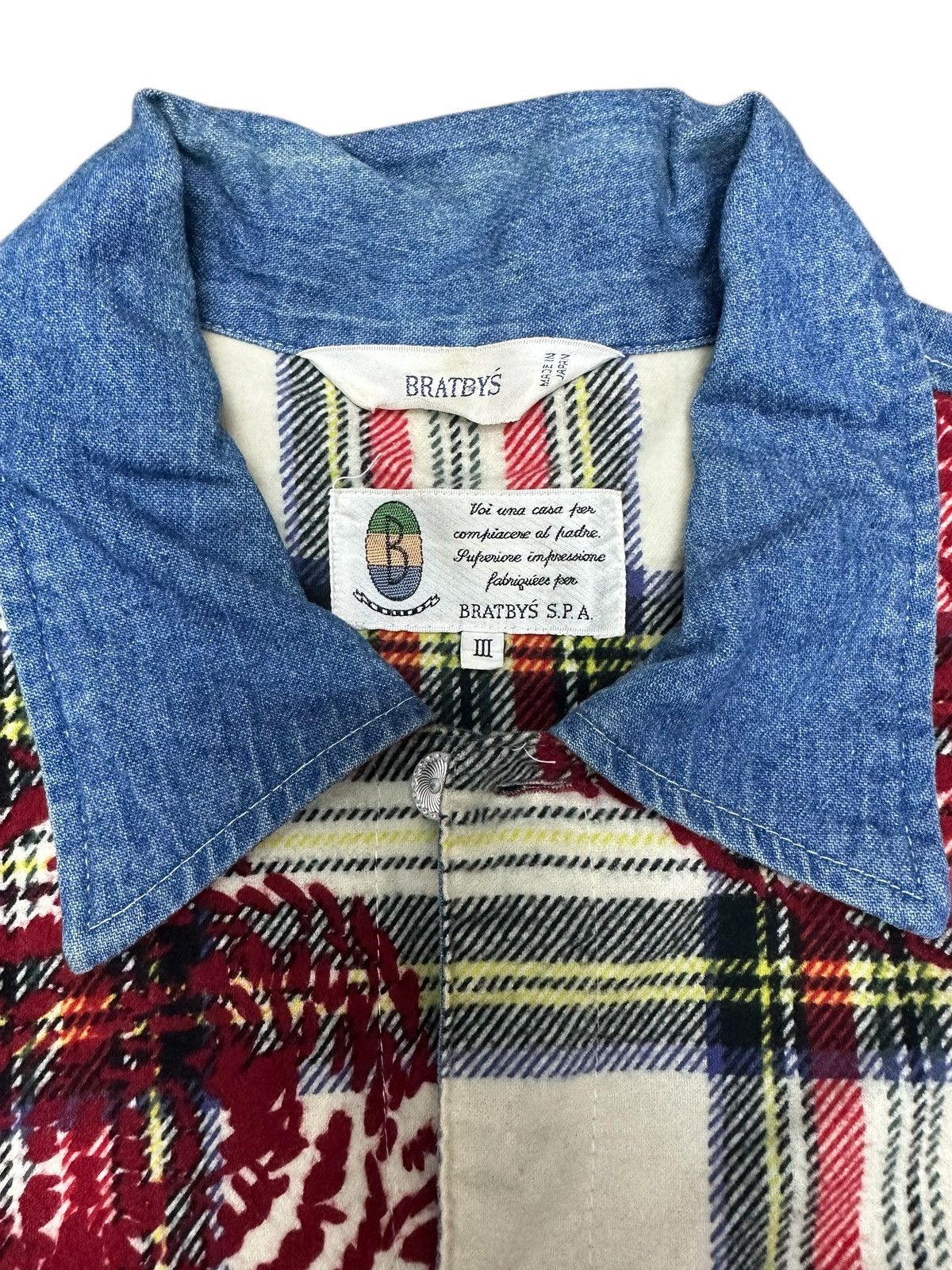 20471120 2000s BRATSBY SHIRT BUTTON 2047 BEAUTYBEAST FINAL HOME STYLE Size US L / EU 52-54 / 3 - 7 Thumbnail