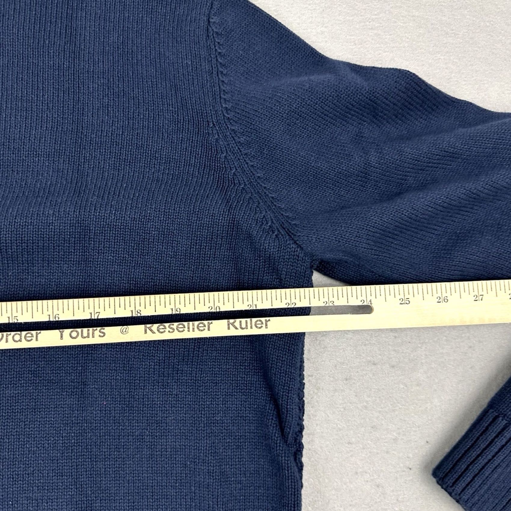 Ben Sherman Ben Sherman Sweater Men Large Blue Crew Neck Long Sleeve Pullover Cable-Knit L Casual Preppy Logo Shirt Size US L / EU 52-54 / 3 - 5 Thumbnail