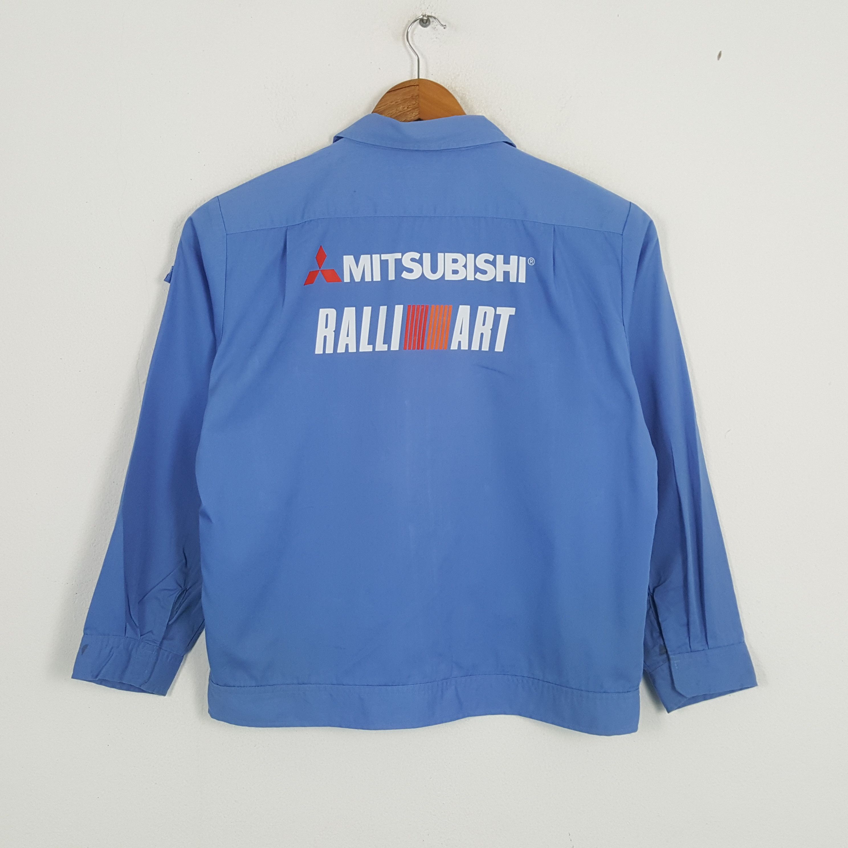 Japanese Brand × Vintage Vintage MITSUBISHI RALLI ART Japanese Racing Custom Jacket Size US L / EU 52-54 / 3 - 1 Thumbnail