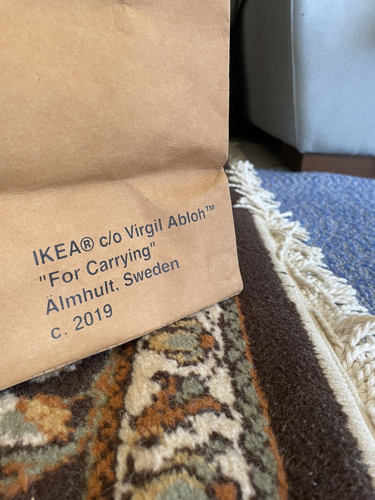 Ikea × Virgil Abloh Virgil Abloh for IKEA “SCULPTURE” Markerad Tote bag Size ONE SIZE - 3 Thumbnail