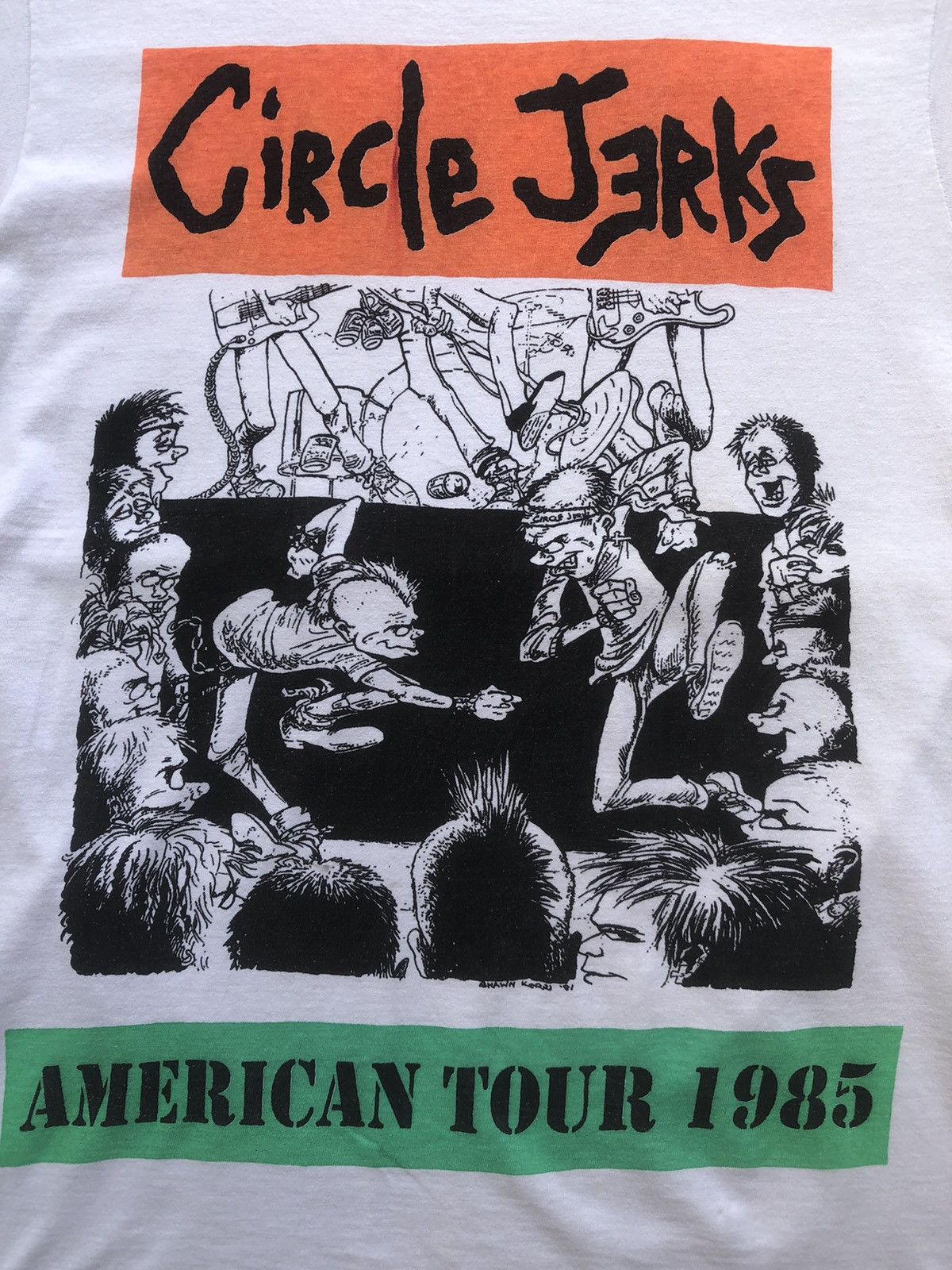 Band Tees Vintage 80s Rare item Circle Jerks Band Tshirt Tee Size US L / EU 52-54 / 3 - 5 Thumbnail
