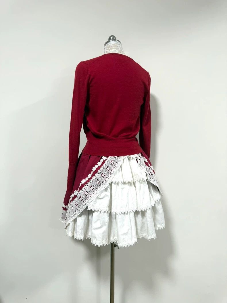 Vivienne Westwood Vivienne Westwood size1 A scarlet embroidered cardigan Size S / US 4 / IT 40 - 3 Thumbnail