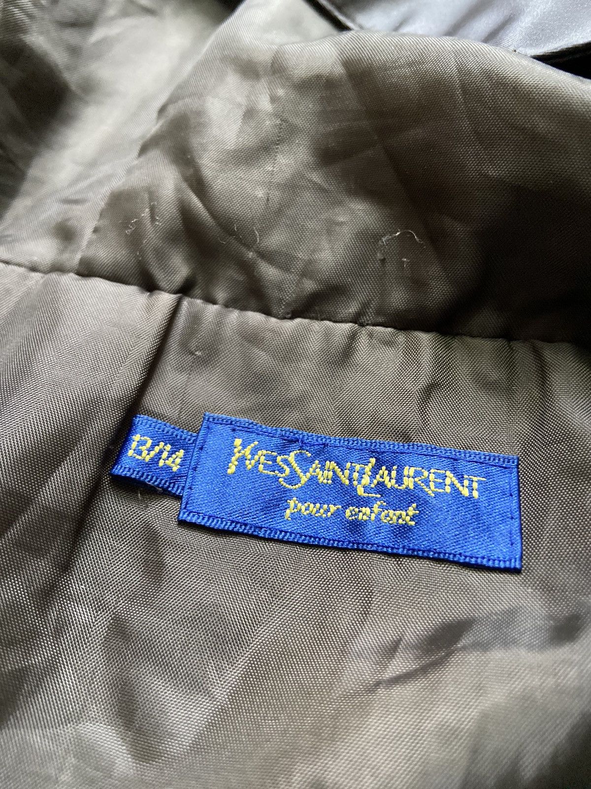 Yves Saint Laurent Vintage Rain YSL Jacket Hooded Size US XXS / EU 40 - 10 Thumbnail
