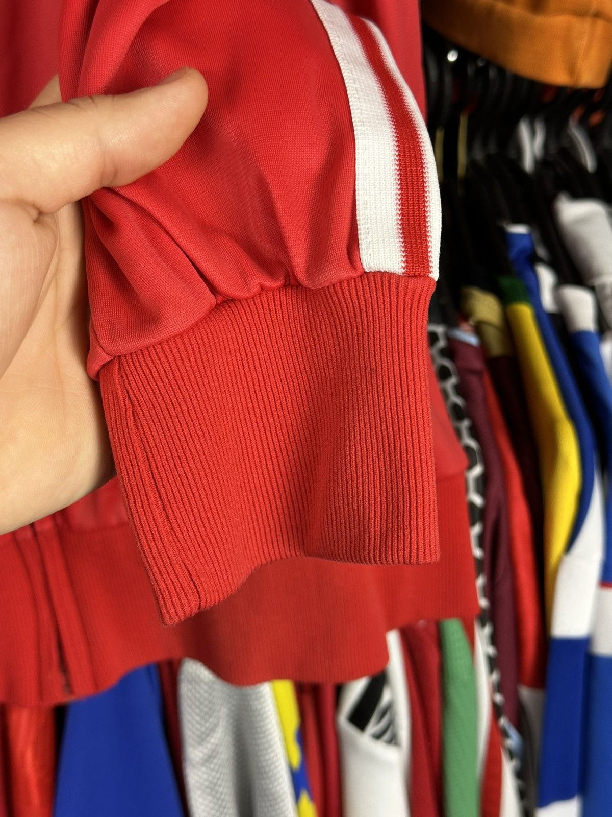 Adidas Vintage 70s Adidas Ventex HC Lugano Switzerland Track top Size US L / EU 52-54 / 3 - 13 Thumbnail