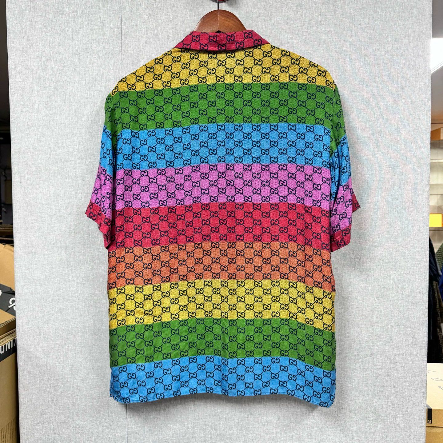 Gucci Gucci Colorful Monogram All-Over Print Shirt Size US S / EU 44-46 / 1 - 2 Thumbnail