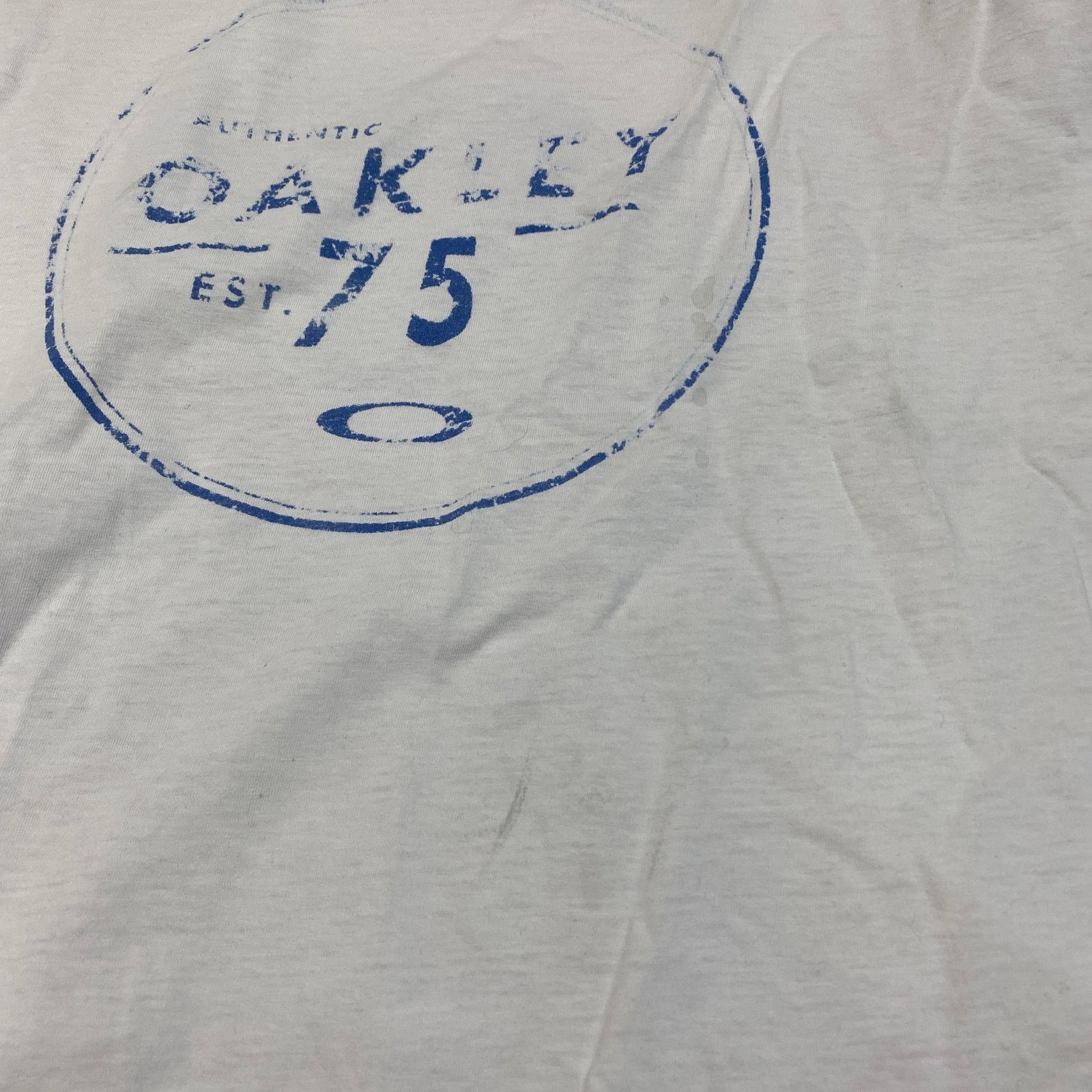 Oakley Oakley Est. 75 Regular Fit Faded Tee Shirt Large Skater Surf Size US L / EU 52-54 / 3 - 8 Thumbnail