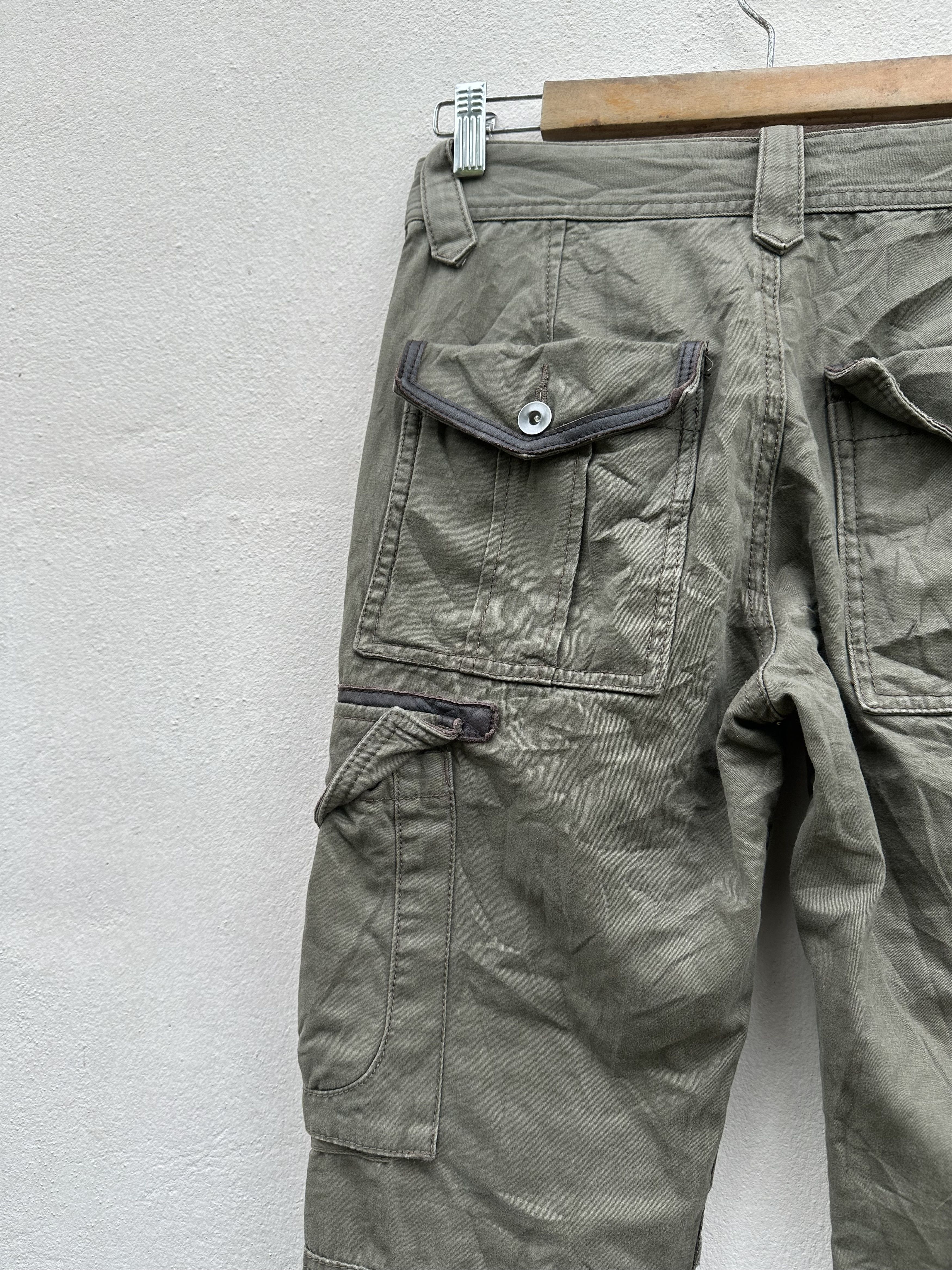 JACKROSE Japanese Brand JackRose Distressed Cargo Trouser Pant Size US 31 - 13 Thumbnail