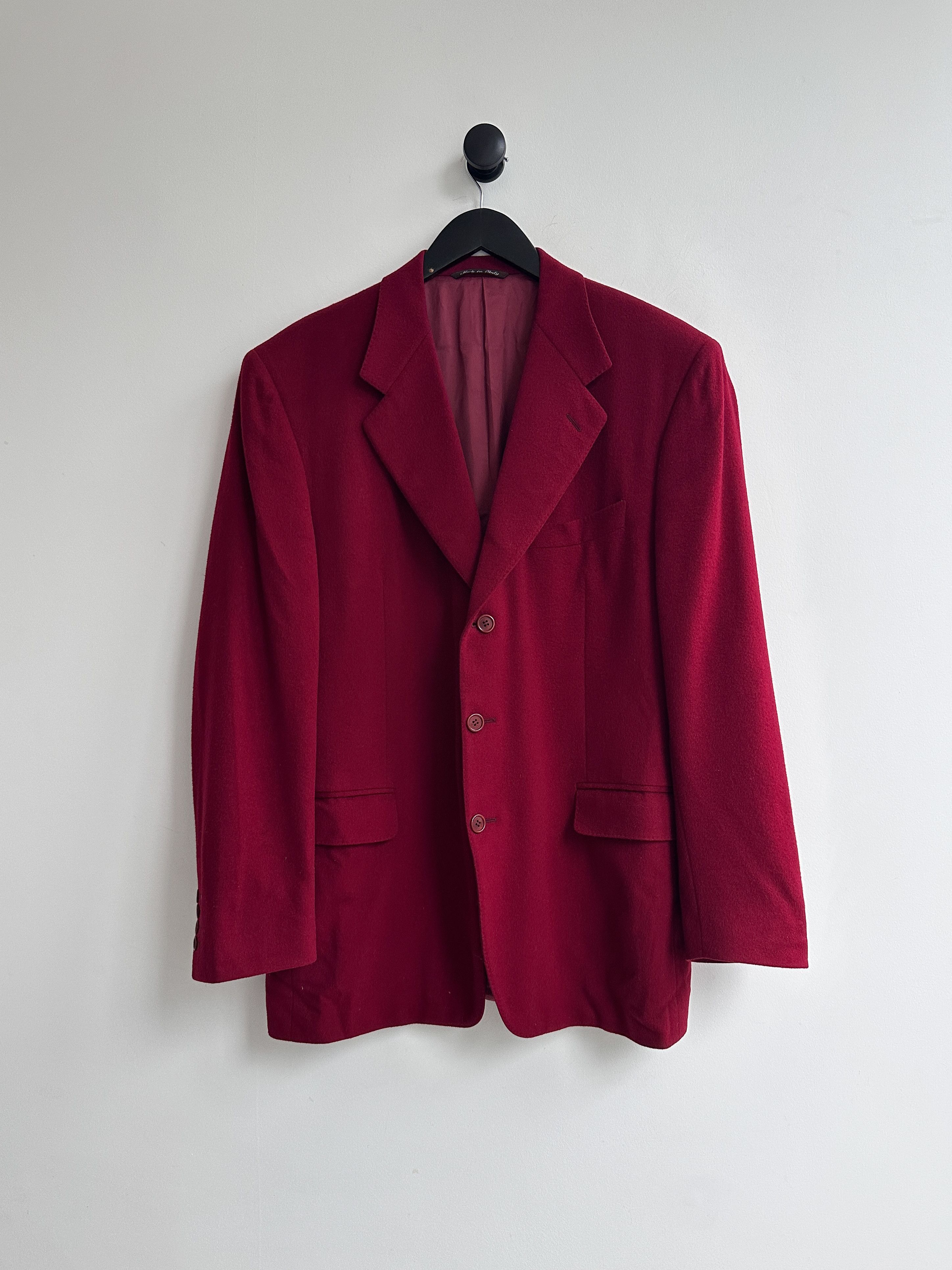 Canali Red Blazer