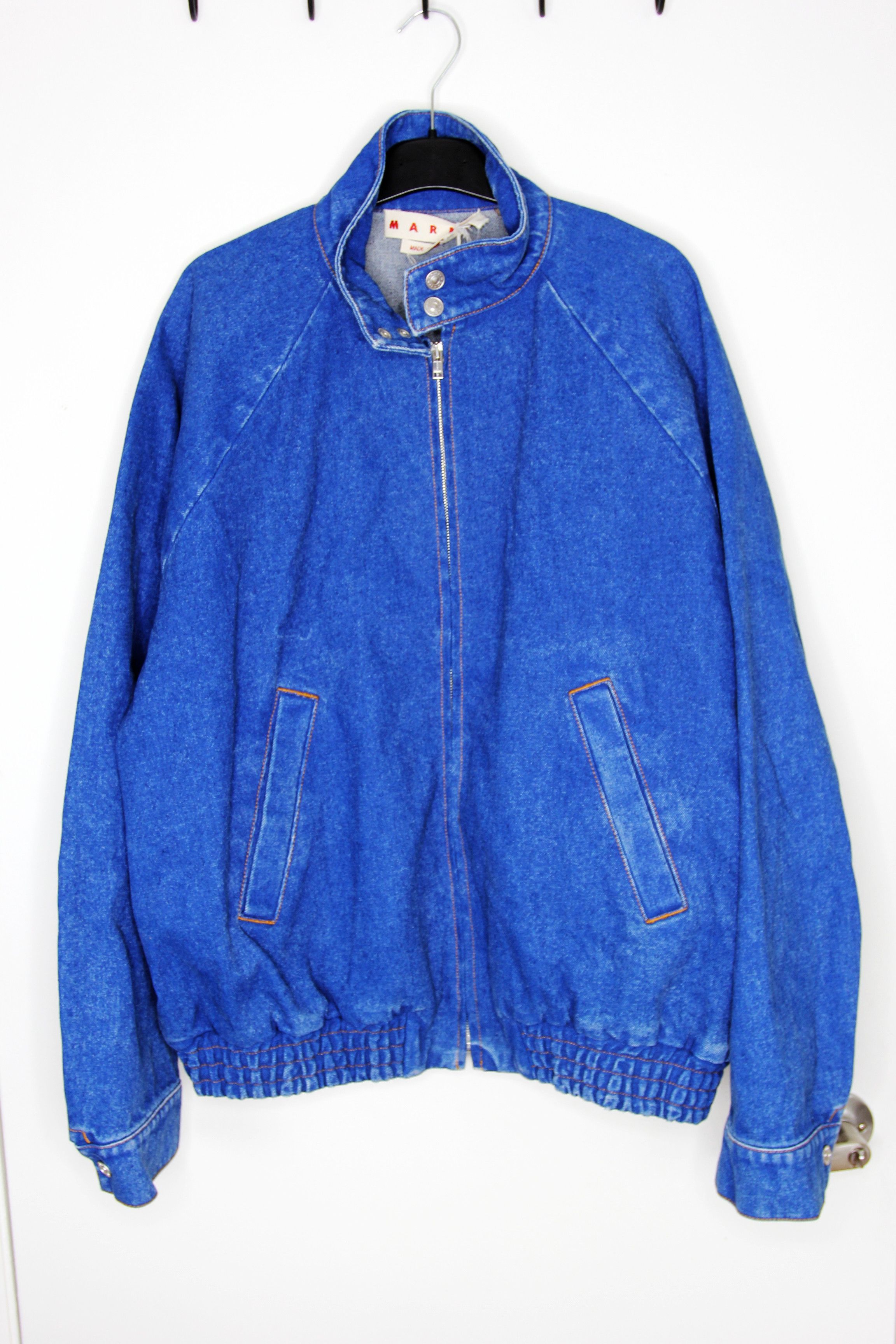 Marni BNWT AW24 MARNI BLEACHED COATED DENIM JACKET 48 Size US M / EU 48-50 / 2 - 2 Thumbnail