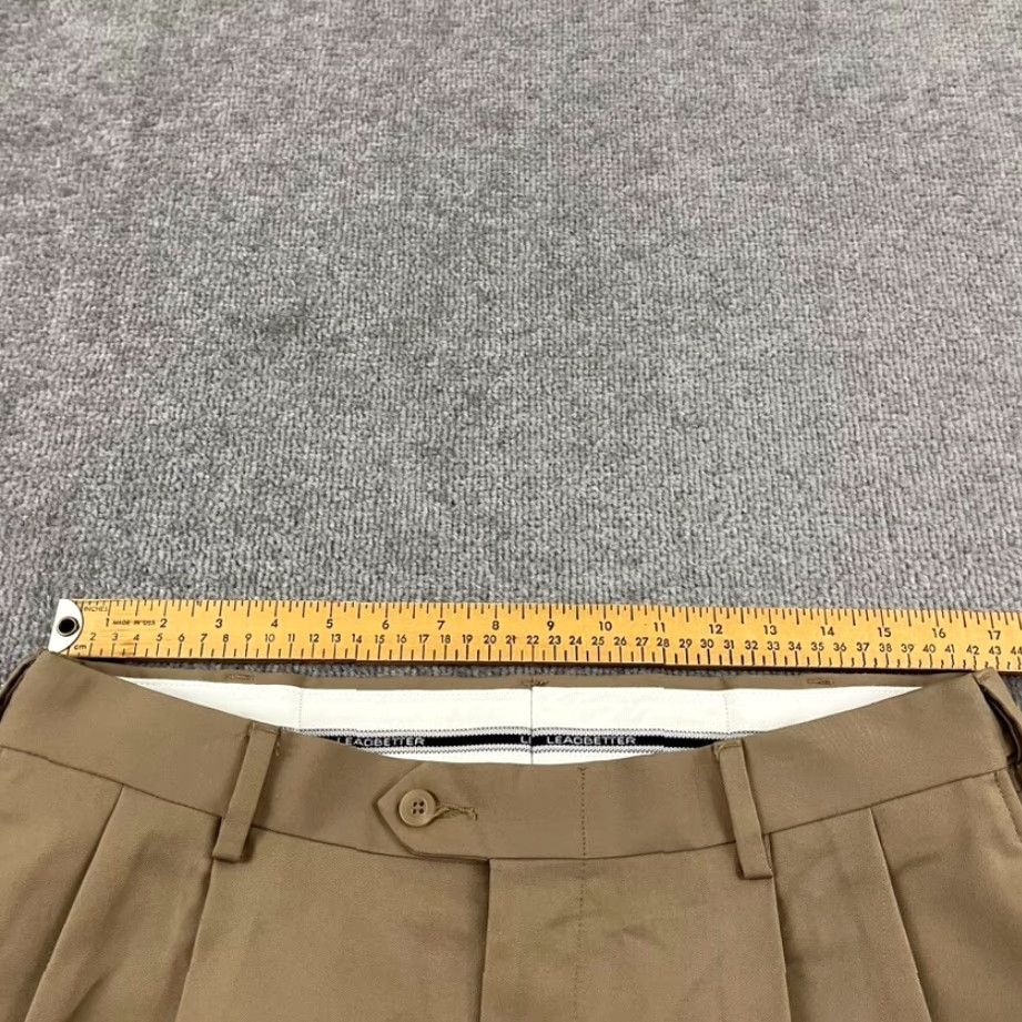 Jos. A. Bank VINTAGE Jos. A Bank David Leadbetter Pants Mens 34 x 32 Brown Pleated Golf Trousers Retro Size US 34 / EU 50 - 4 Thumbnail