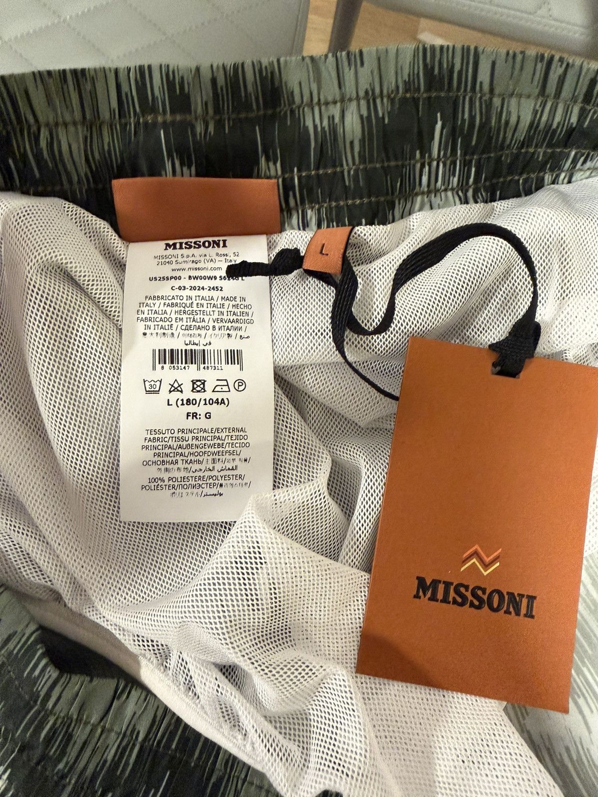 Missoni Missoni Medium Length Swim Shorts Size US 34 / EU 50 - 3 Thumbnail