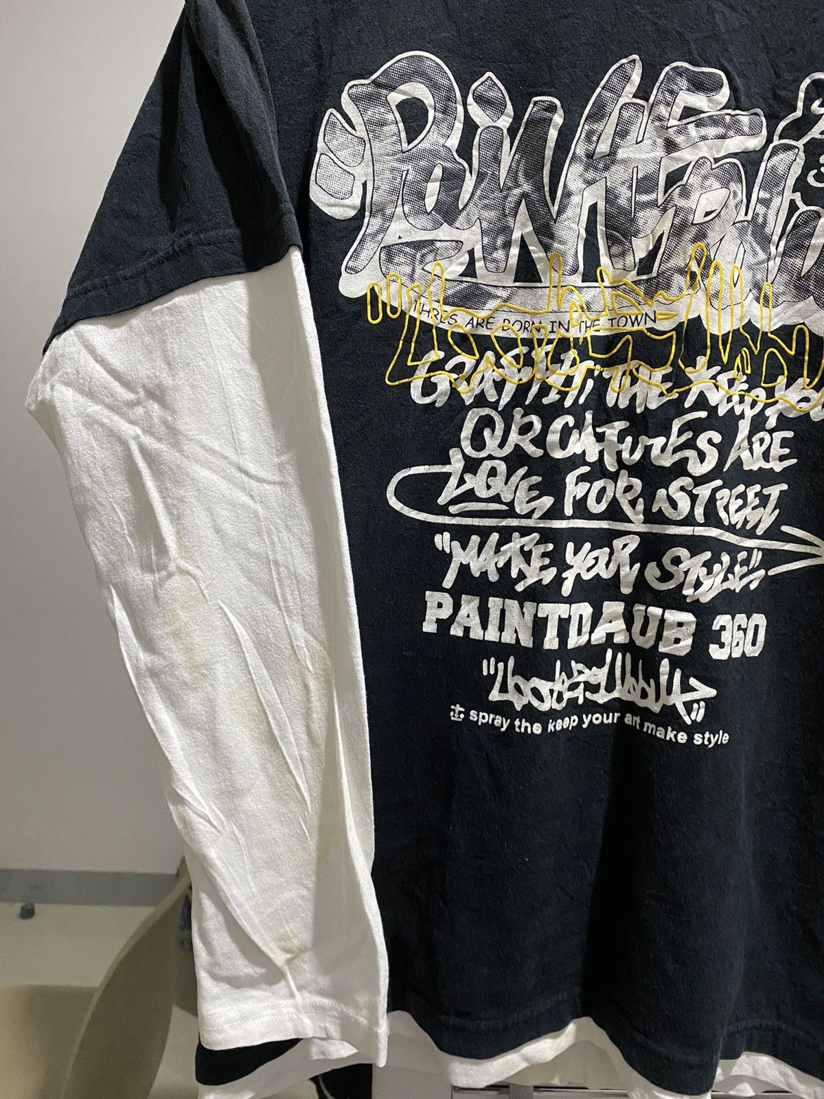 If Six Was Nine × Japanese Brand × Le Grande Bleu (L.G.B.) 2000s Oblo Street Culture Graffiti Poem Double Layers lgb Size US M / EU 48-50 / 2 - 3 Thumbnail