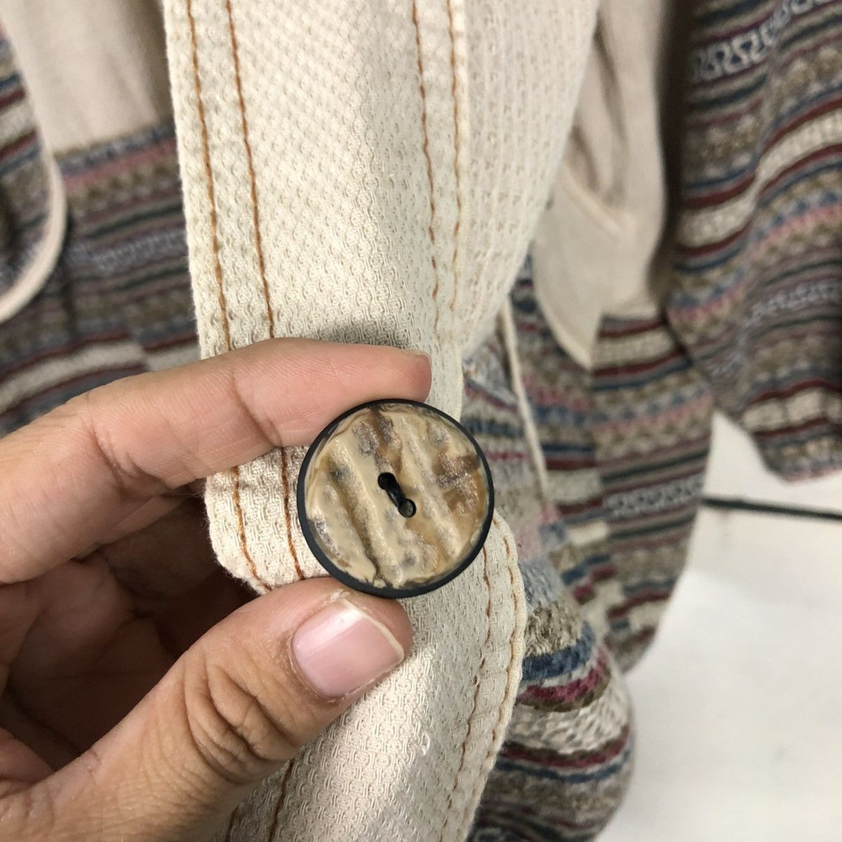Japanese Brand × Vintage 🔥VINTAGE TRADITIONAL JAPANESE DESIGN CHORE JACKET UNKNOWN Size US L / EU 52-54 / 3 - 18 Thumbnail
