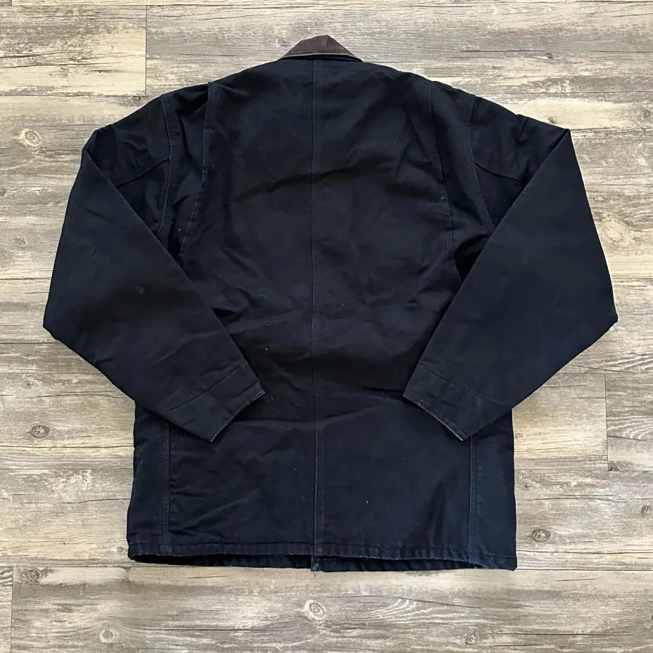 Carhartt Vintage C01 BLK Black Chore Barn Blanket Lined Coat Size US L / EU 52-54 / 3 - 5 Thumbnail