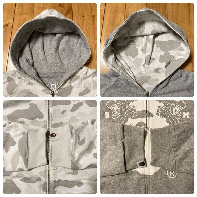 Bape 🔥Reversible🔥 BAPE CAMO Zip up hoodie a bathing ape NIGO Size US M / EU 48-50 / 2 - 7 Thumbnail