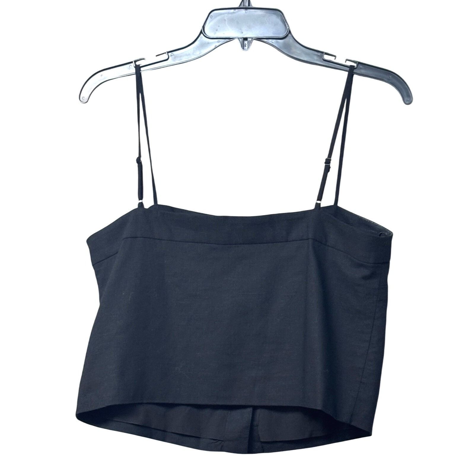 Other WAYF Women’s Linen Blend Cynthia Camisole, Black, Sz. M Size M / US 6-8 / IT 42-44 - 4 Thumbnail
