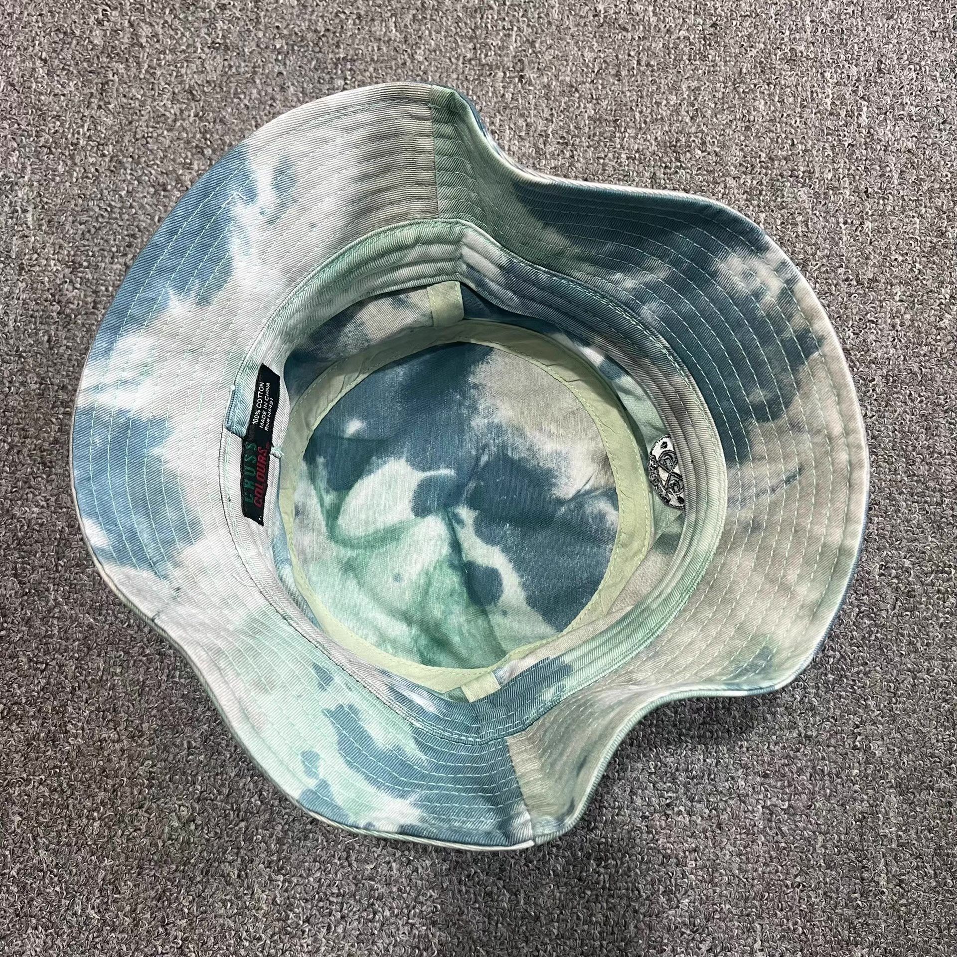 Crocs Cross Colours Embroidered Washed Tie-Dye Bucket Hat Q7 Size ONE SIZE - 6 Thumbnail