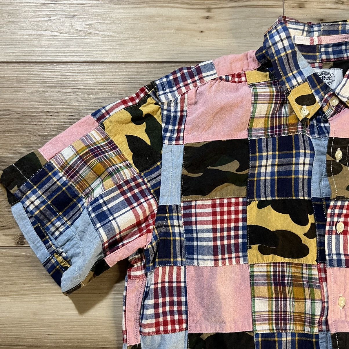 Bape BAPE Camo Patchwork Short Sleeve Button Down Shirt Size US M / EU 48-50 / 2 - 3 Thumbnail