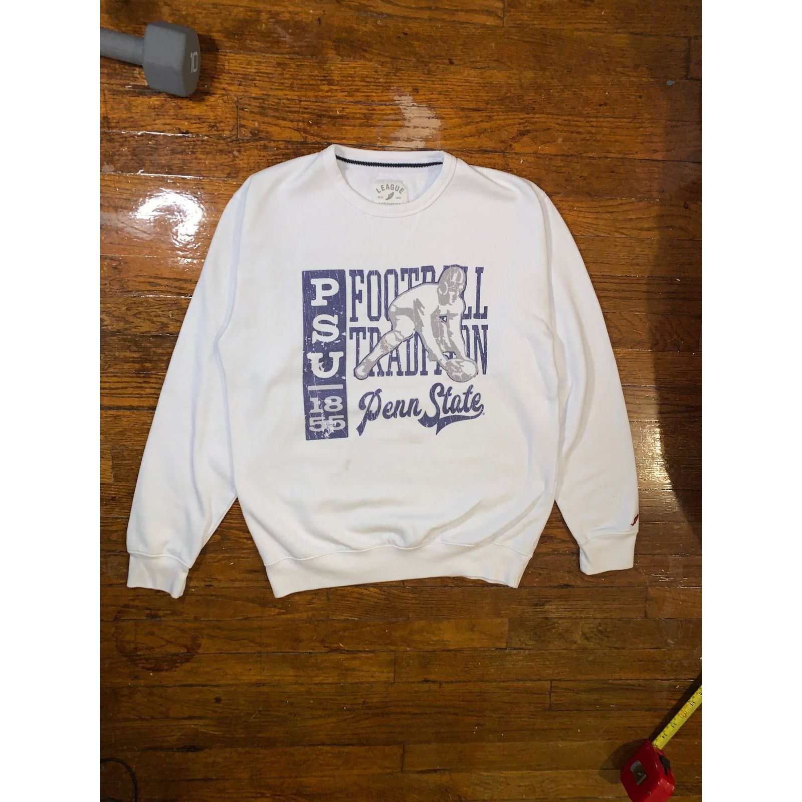 NCAA Penn State Nittany Lions Crewneck Sweatshirt White M PSU Size US M / EU 48-50 / 2 - 2 Thumbnail