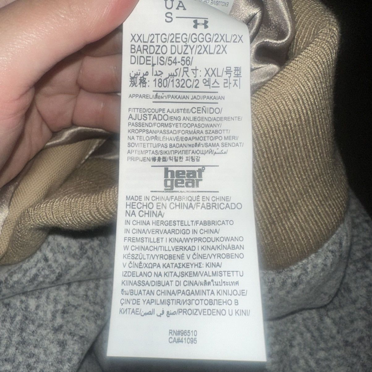 Designer × Under Armour UNDER ARMOUR Sportswear UAS WOOL BOMBER Insulated Jacket Size US XXL / EU 58 / 5 - 10 Thumbnail
