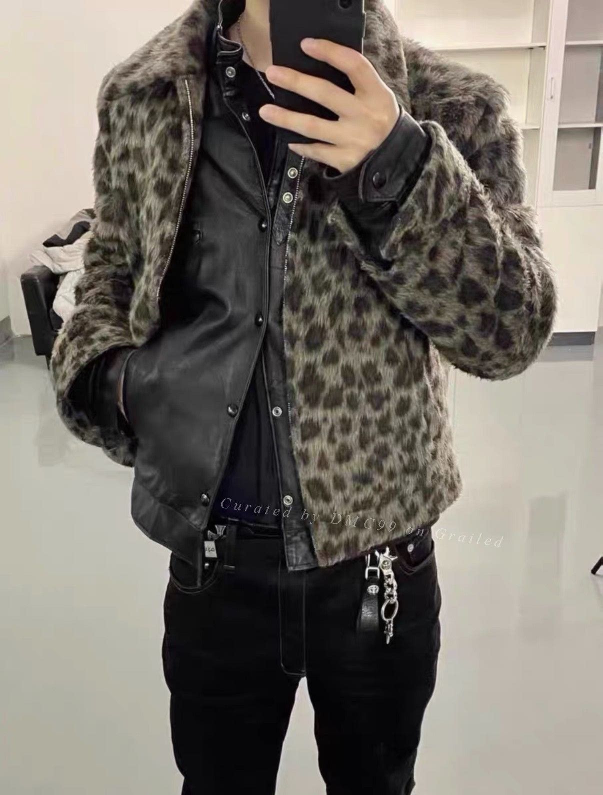 Vintage Leopard Print 20AW Second Layer Jacket Size US M / EU 48-50 / 2 - 1 Thumbnail