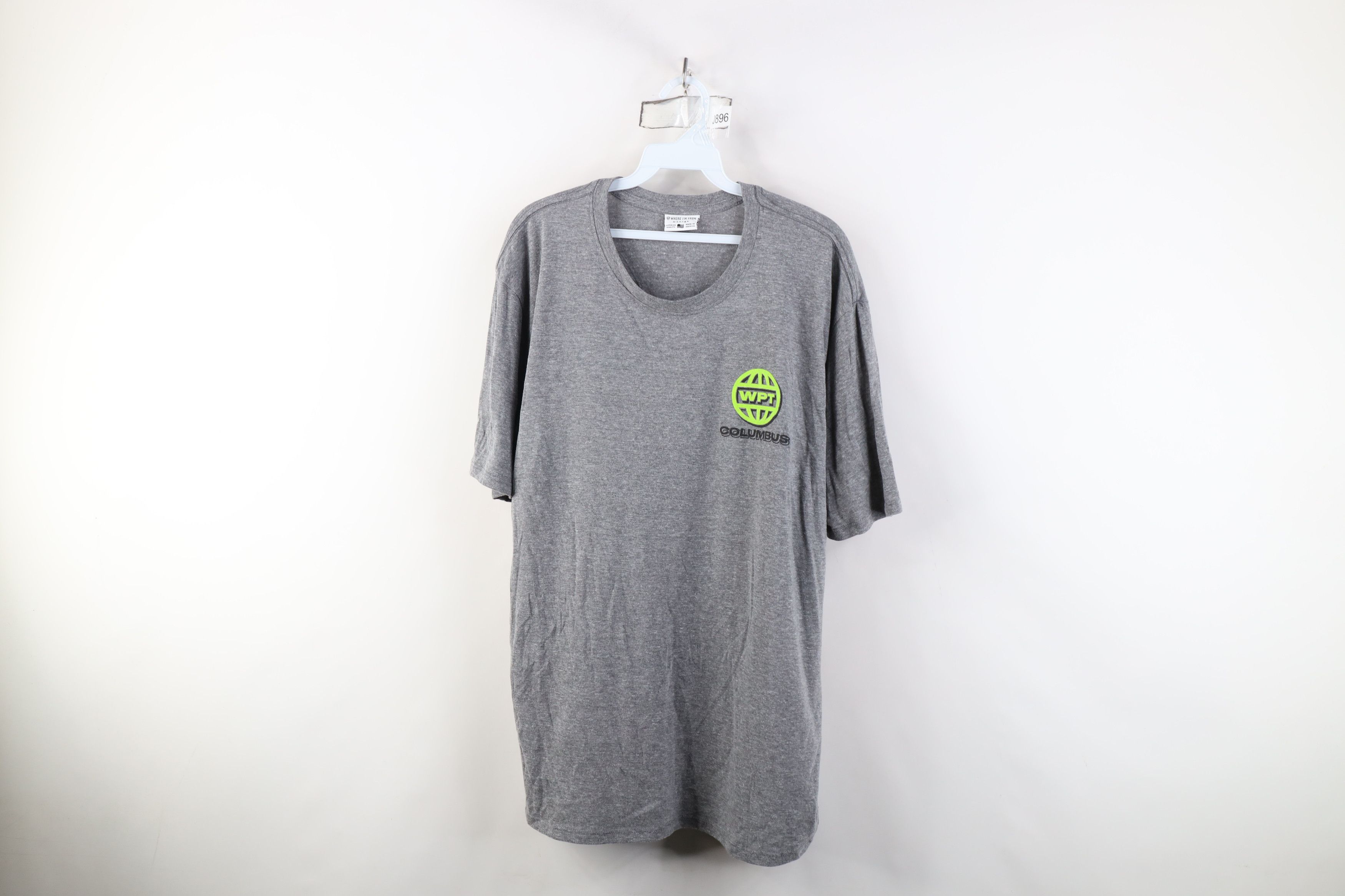 Vintage WPT Columbus World Pickleball Tour Jersey Knit T-Shirt Gray Size US XL / EU 56 / 4 - 1 Thumbnail