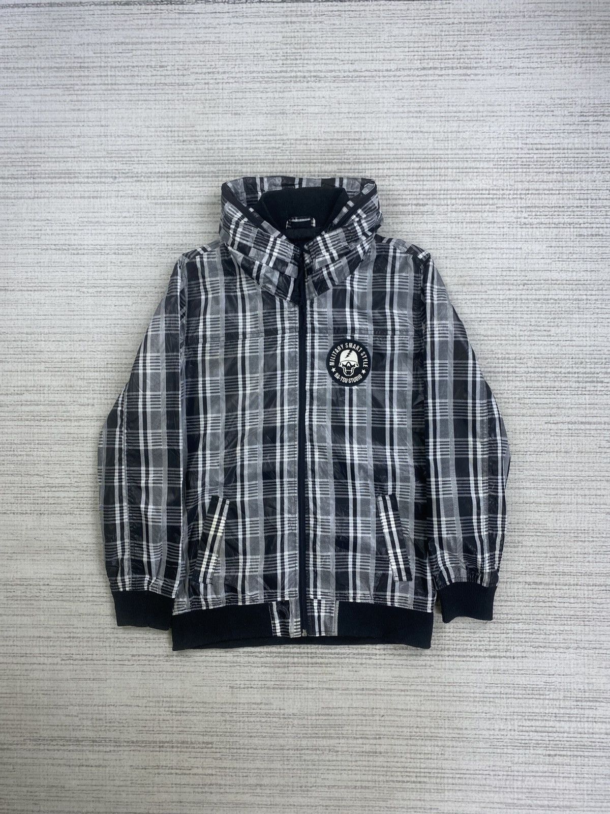 Japanese Brand × Vintage Vintage Ba-Tsu Studio Military Style Hidden Hoodie Jacket Size US M / EU 48-50 / 2 - 2 Thumbnail