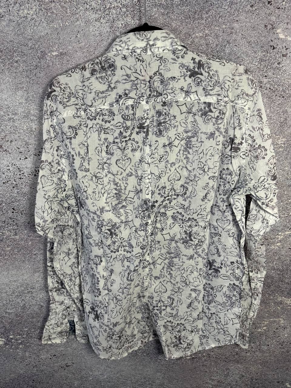 Diesel × Diesel Black Gold × Vintage Vintage Diesel Rare Abstract Light Weight Men's Button Shirt Size US L / EU 52-54 / 3 - 14 Thumbnail