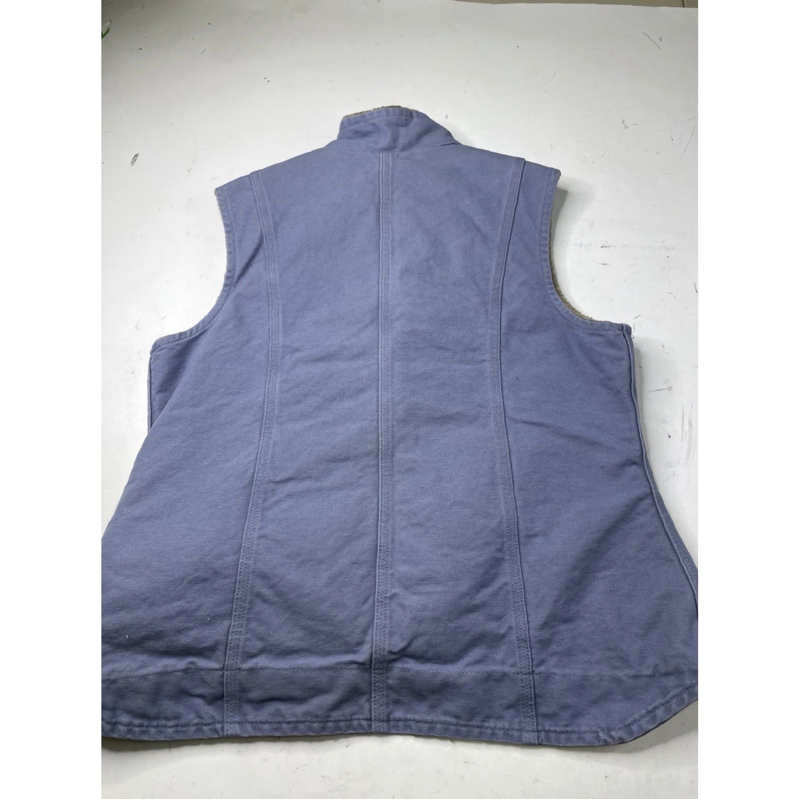 Carhartt Carhartt Vest Sherpa Mock Neck WV001 CUB Country Blue Women's L Vintage Outdoor Size L / US 10 / IT 46 - 7 Thumbnail