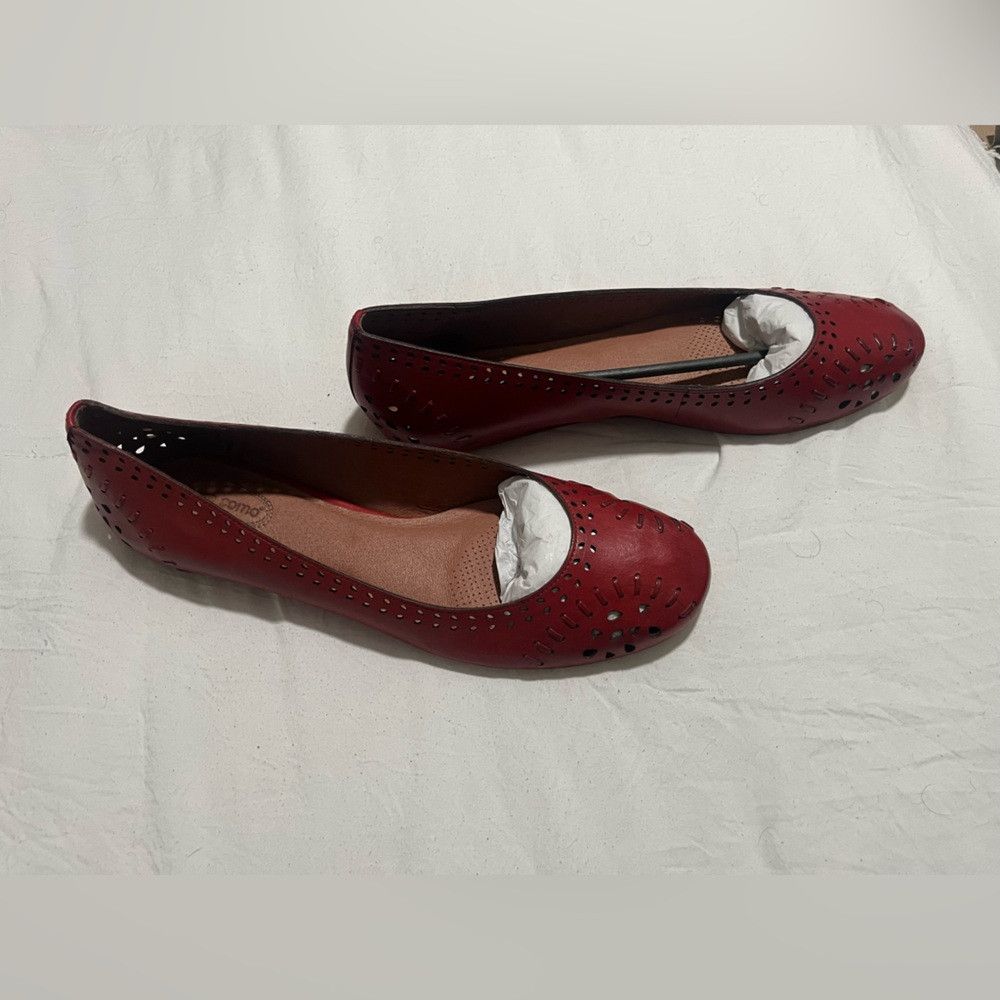 10 Corso Como Corso Como Red Perforated Flats Size US 10 / IT 40 - 2 Thumbnail