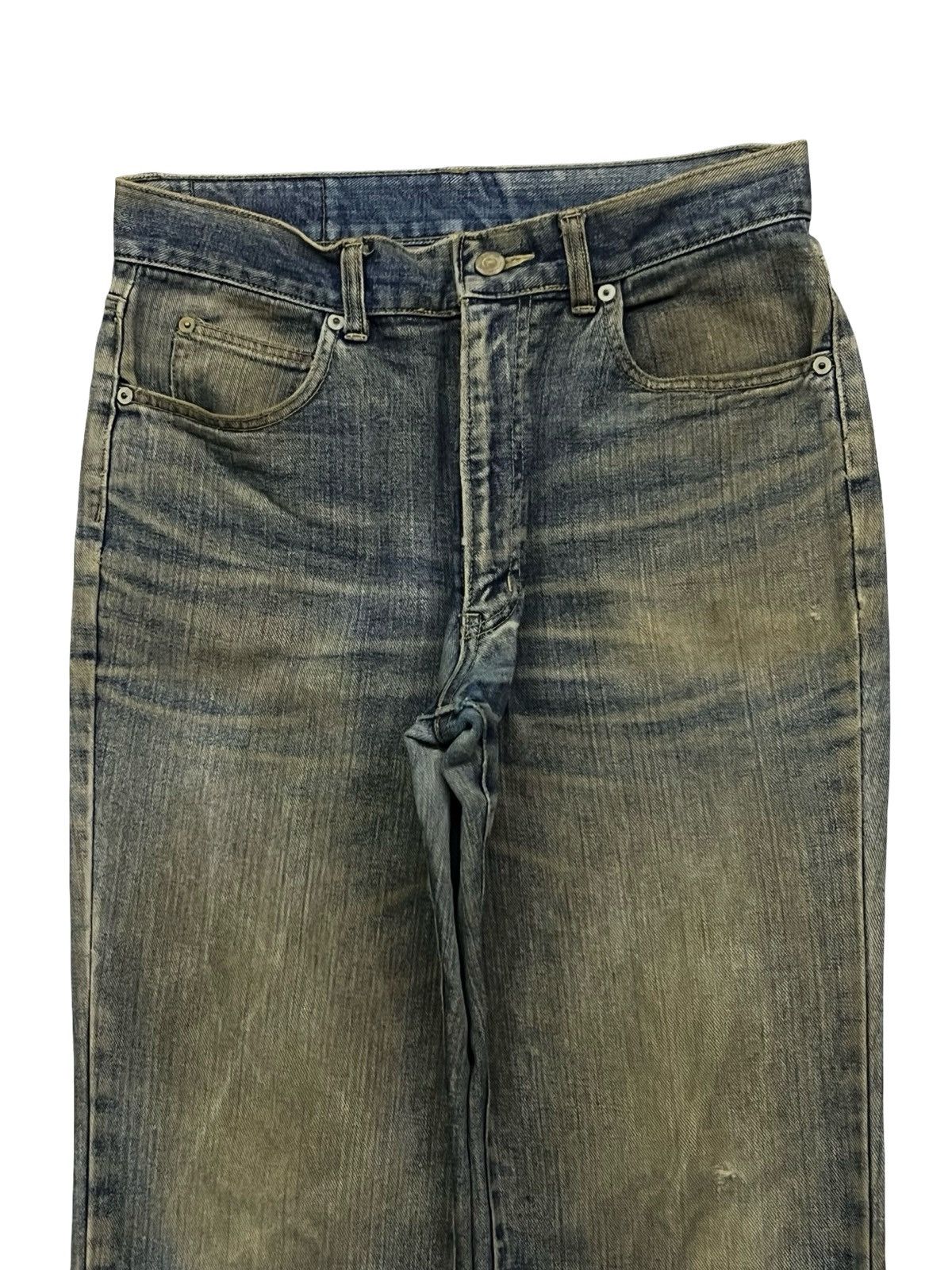 Japanese Brand Vintage Japanese Brand | Faded Mud Wash Distressed Jeans Size US 31 - 4 Thumbnail