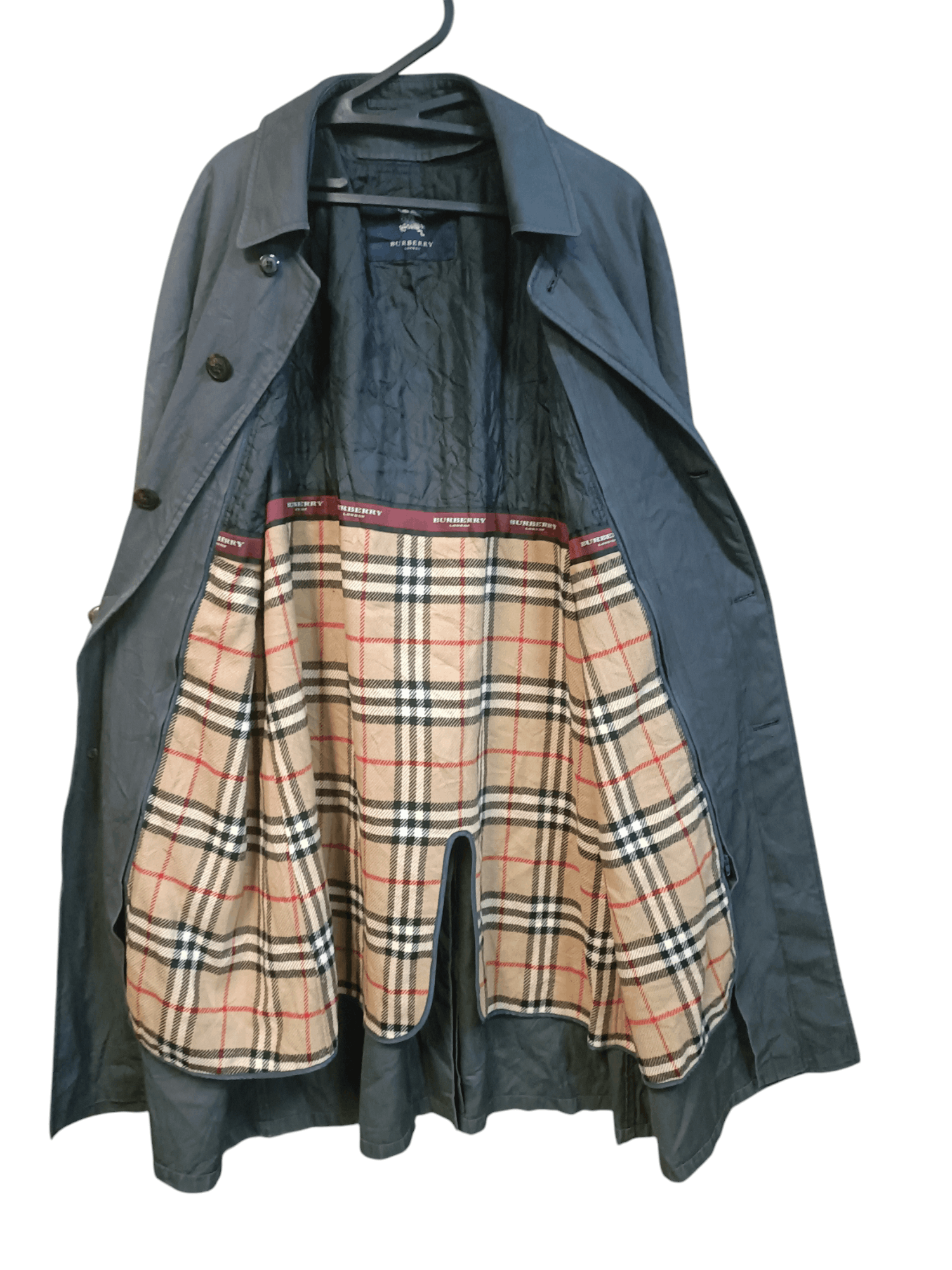 Burberry × Designer Vtg Burberry Trench Jacket Size US L / EU 52-54 / 3 - 3 Thumbnail