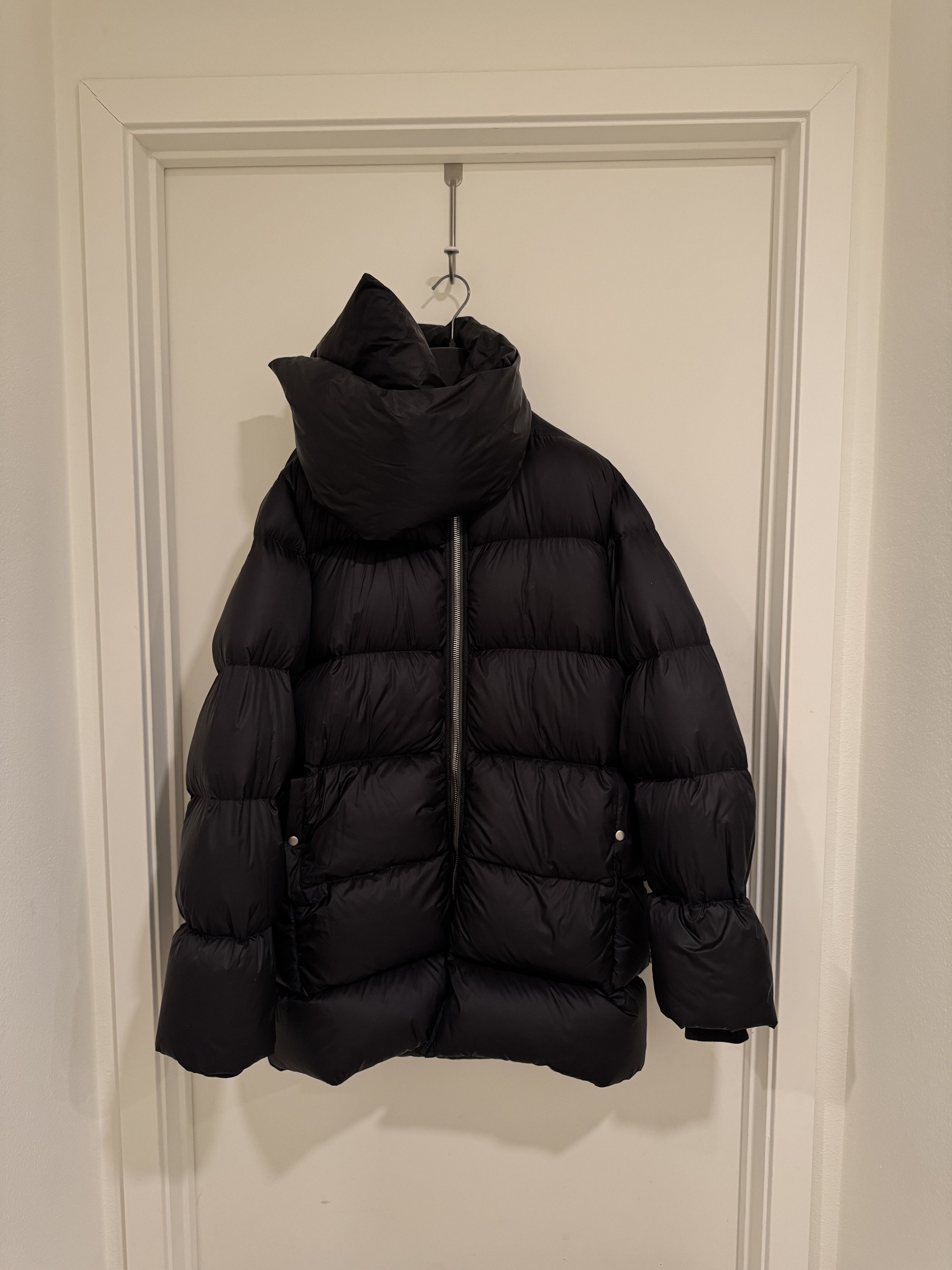 Rick Owens Rick Owens funnel neck puffer FW22 Strobe | Grailed