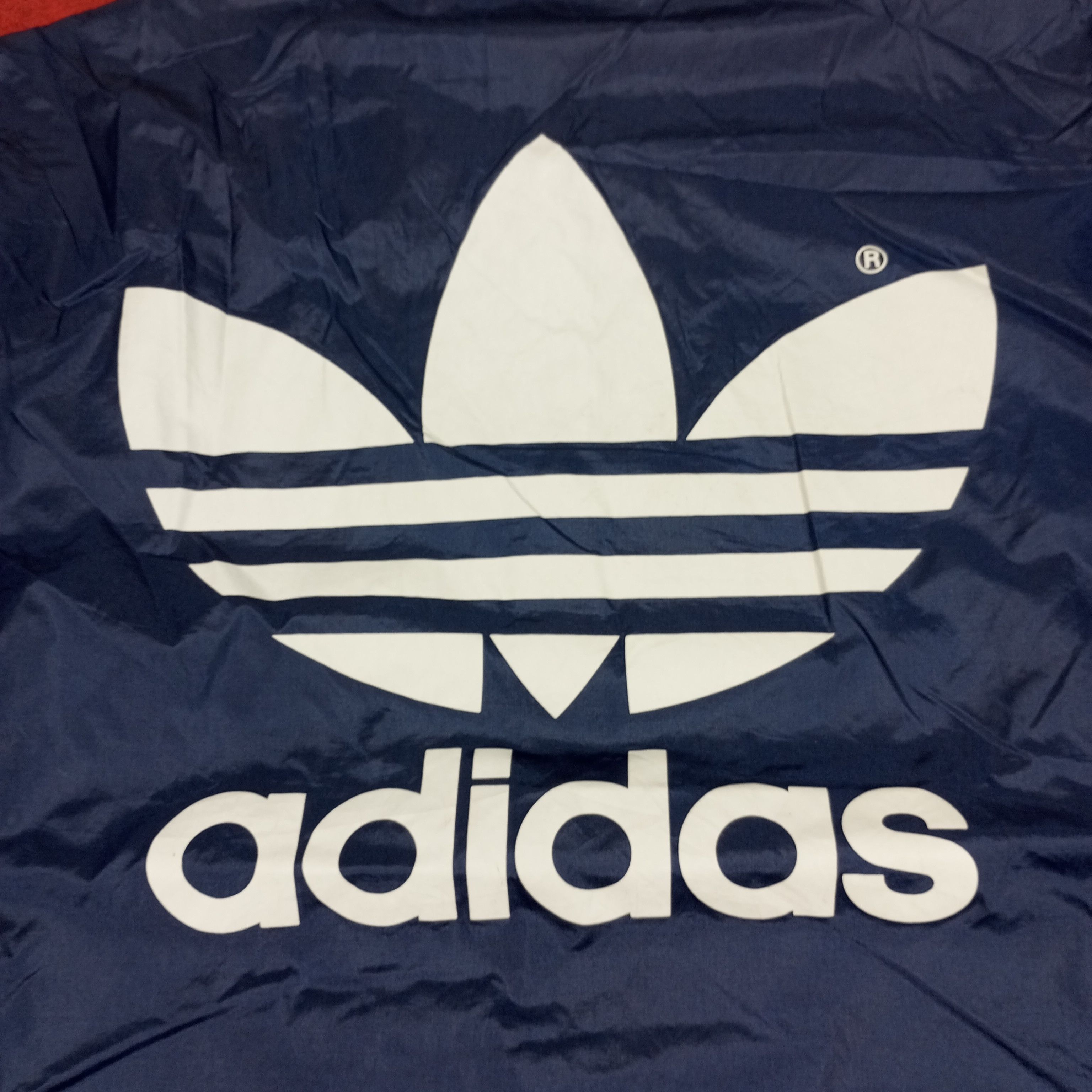 Adidas × Vintage Adidas Big Logo Design Sportswear Style Jacket Size US XL / EU 56 / 4 - 2 Thumbnail