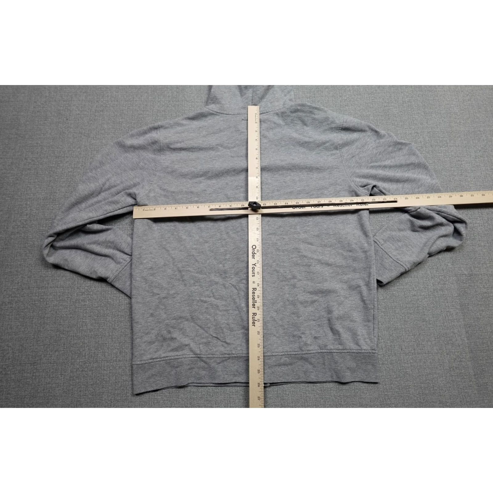 Hurley VINTAGE Hurley Hoodie Mens Large Gray Full Zip Script Logo Sweatshirt Skate Surf Size US L / EU 52-54 / 3 - 6 Thumbnail